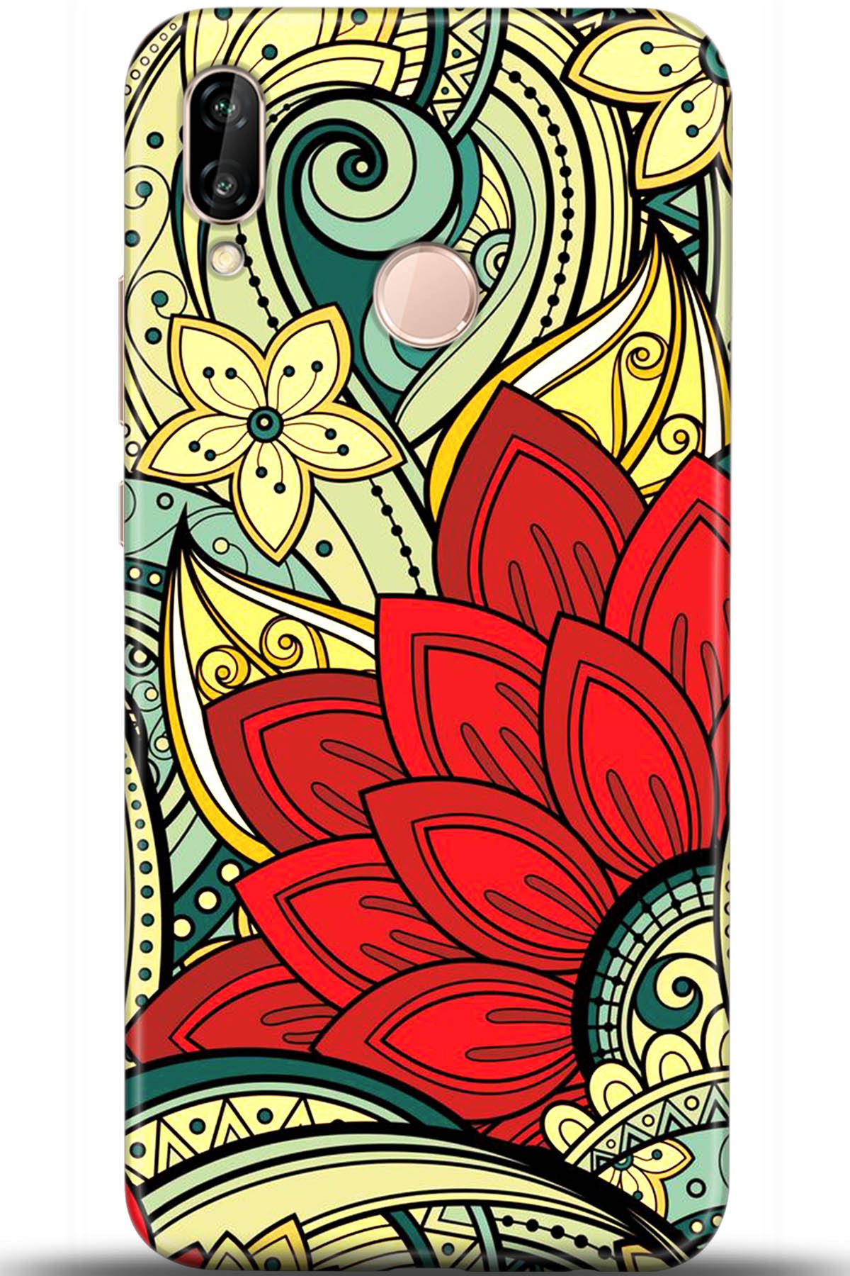 Huawei P20 Lite Uyumlu Kılıf HD Baskılı Kılıf - Followed Institution 5534