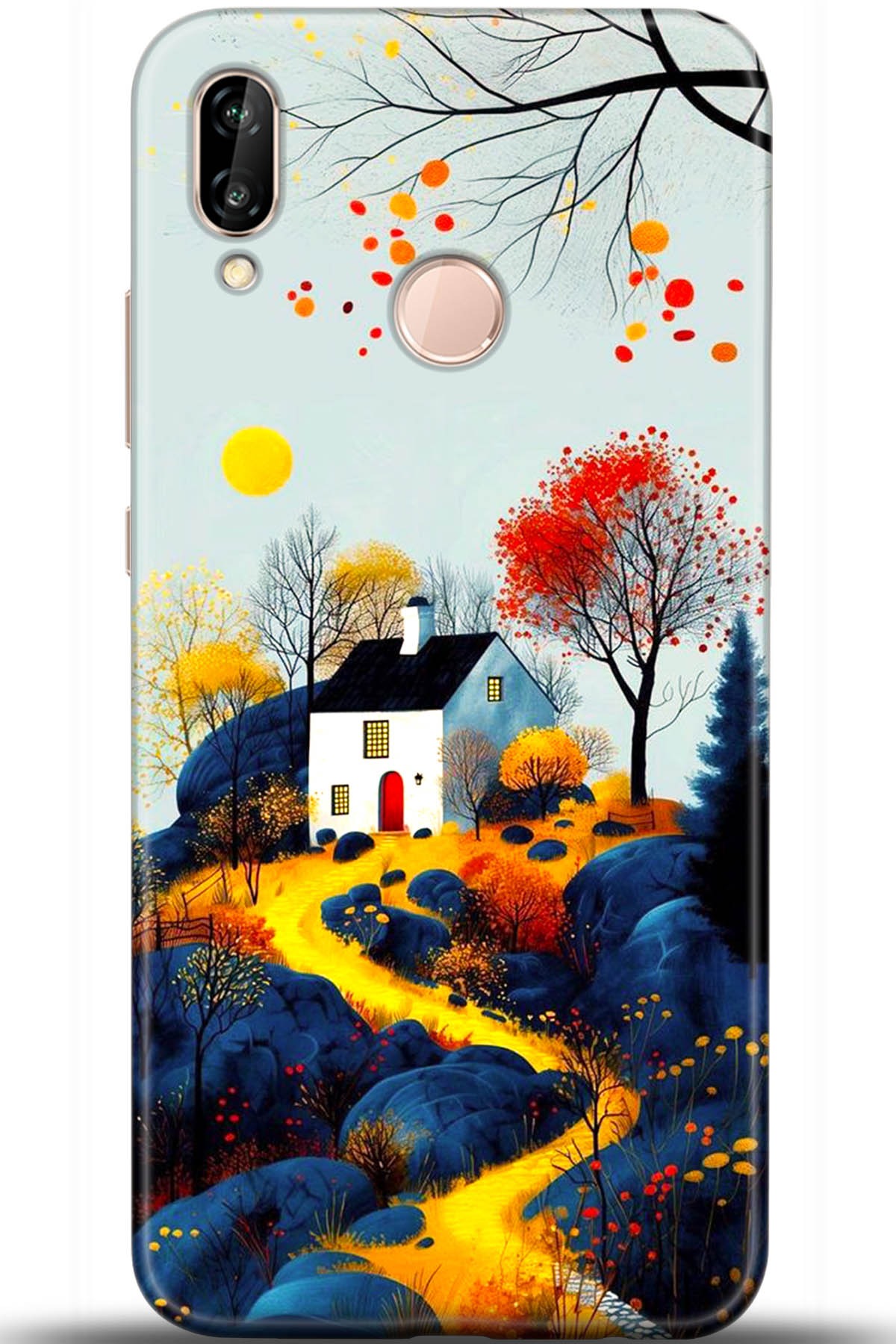 Huawei P20 Lite Uyumlu Kılıf HD Baskılı Kılıf - Followed Institution 5569