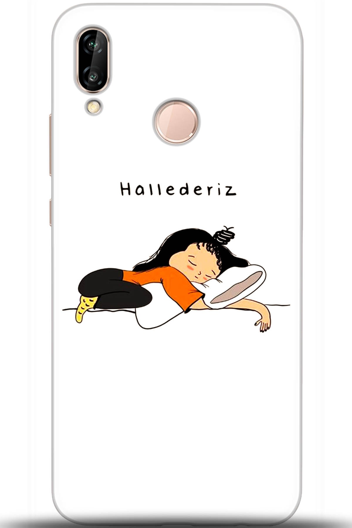 Huawei P20 Lite Uyumlu Kılıf HD Baskılı Kılıf - Followed Institution 5591