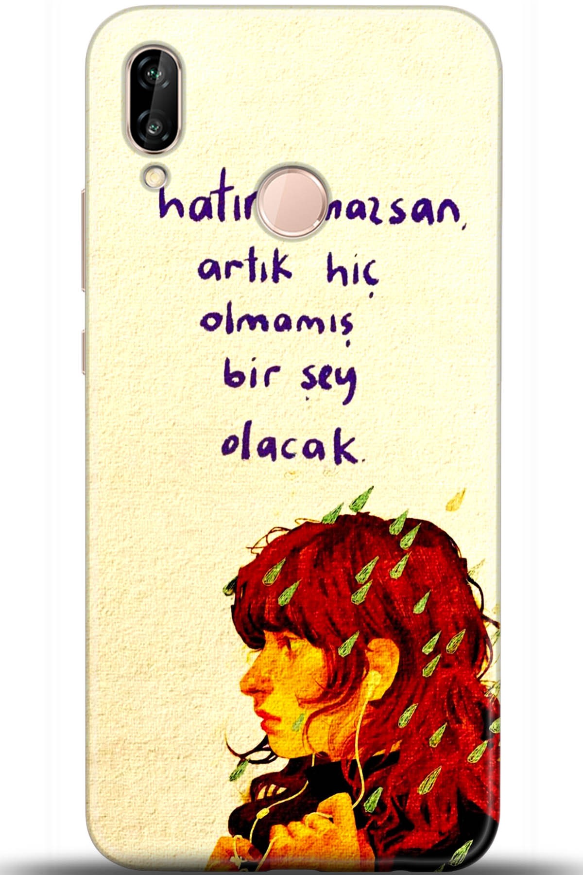 Huawei P20 Lite Uyumlu Kılıf HD Baskılı Kılıf - Followed Institution 5595