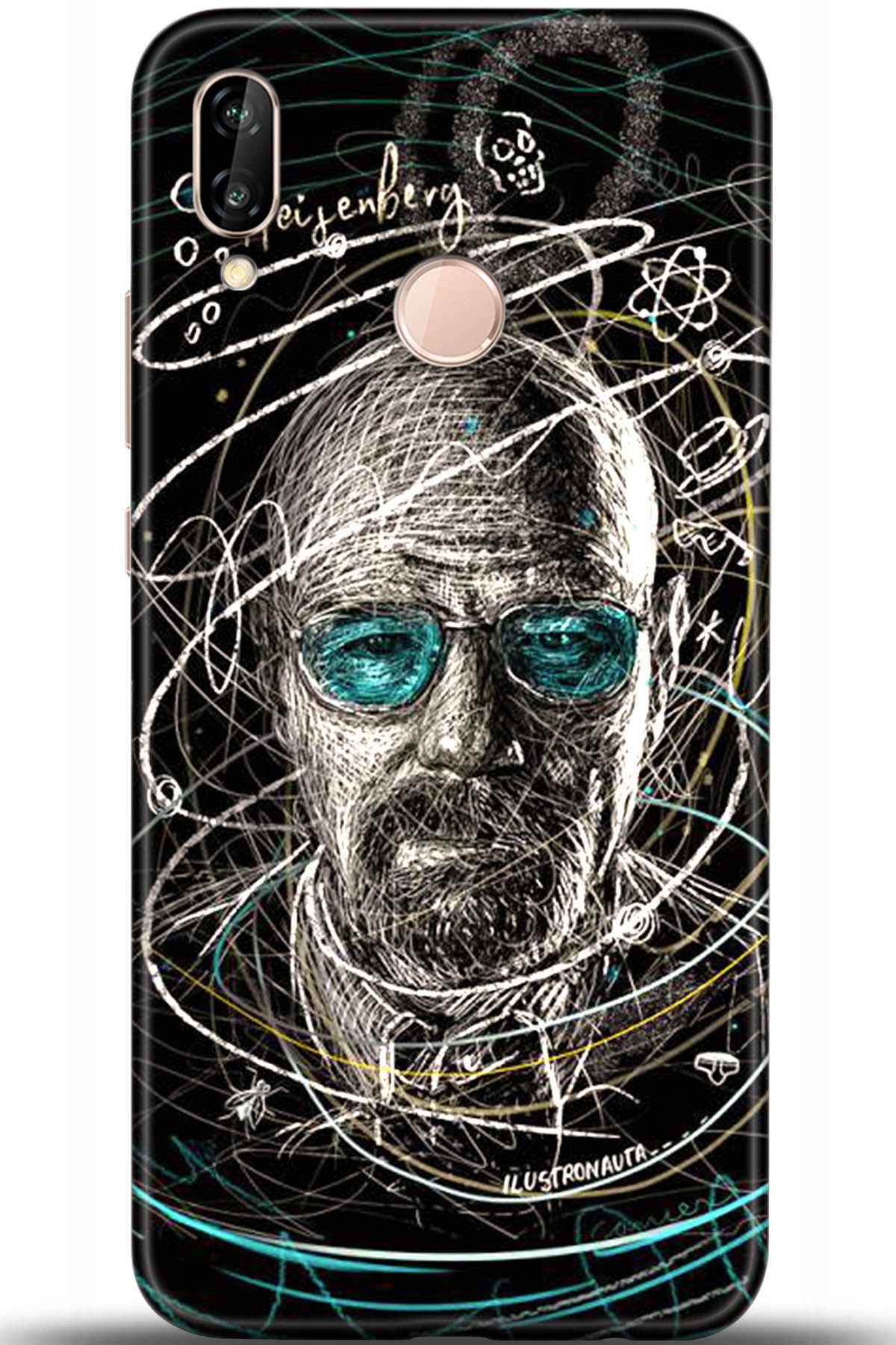 Huawei P20 Lite Uyumlu Kılıf HD Baskılı Kılıf - Followed Institution 5619