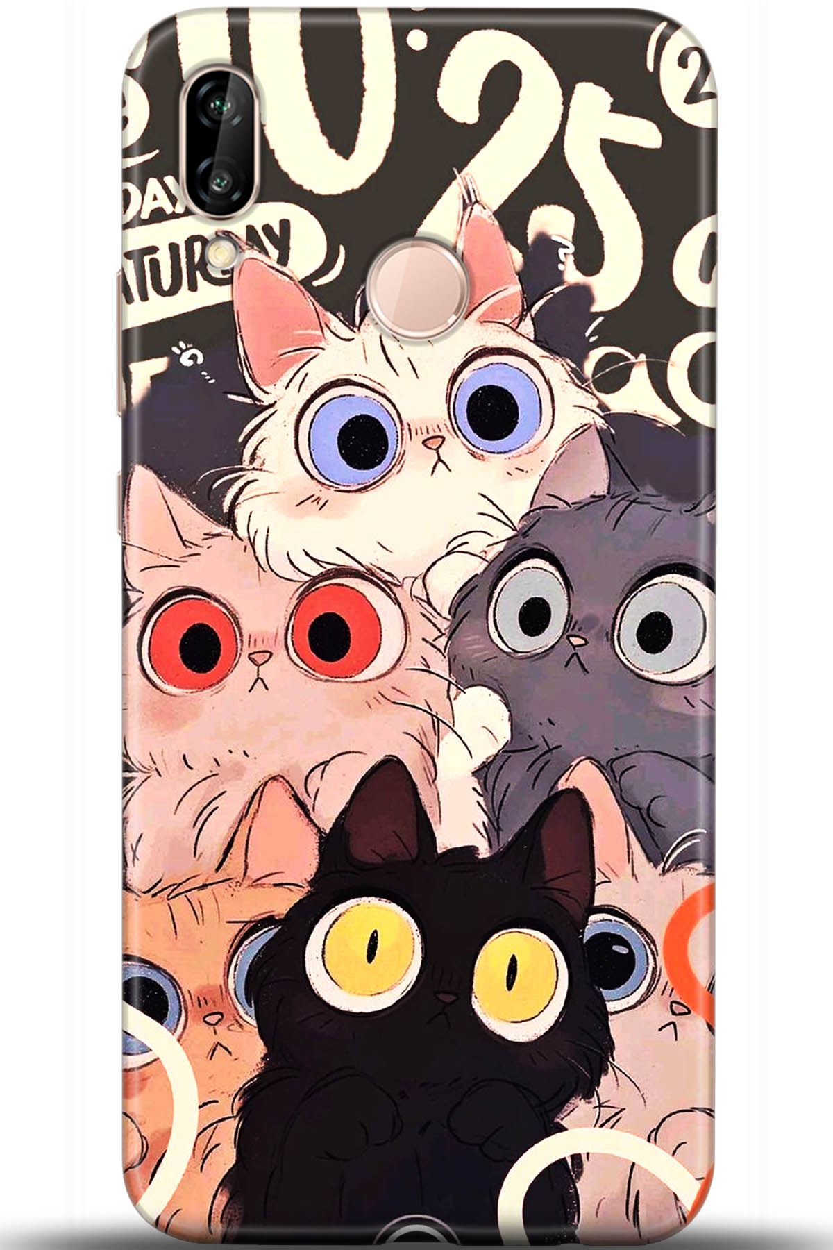 Huawei P20 Lite Uyumlu Kılıf HD Baskılı Kılıf - Followed Institution 5641