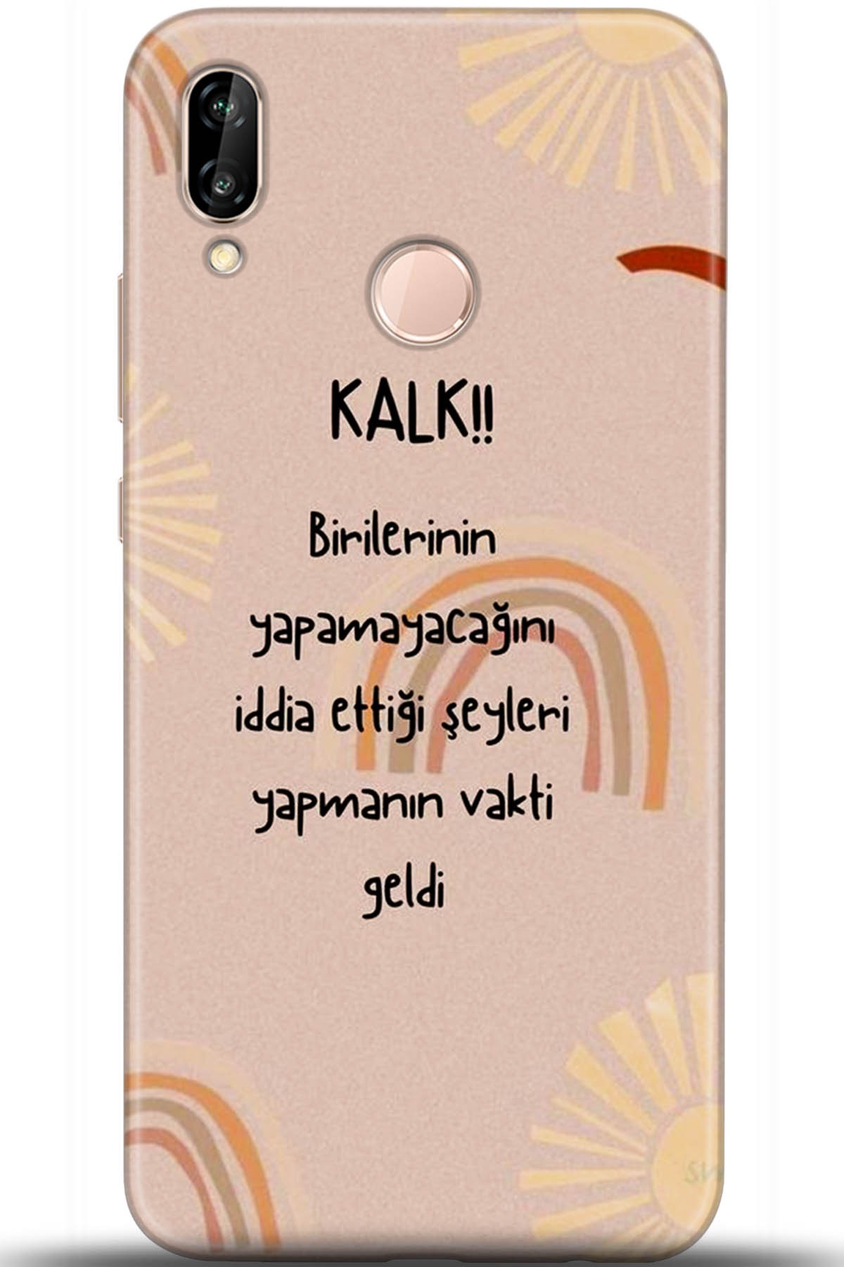 Huawei P20 Lite Uyumlu Kılıf HD Baskılı Kılıf - Followed Institution 5688