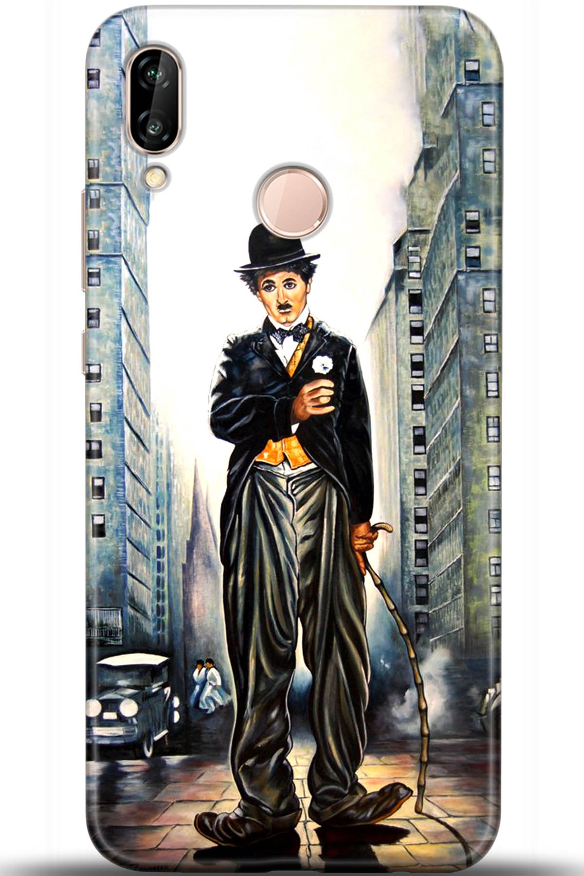 Huawei P20 Lite Uyumlu Kılıf HD Baskılı Kılıf - Followed Institution 5693