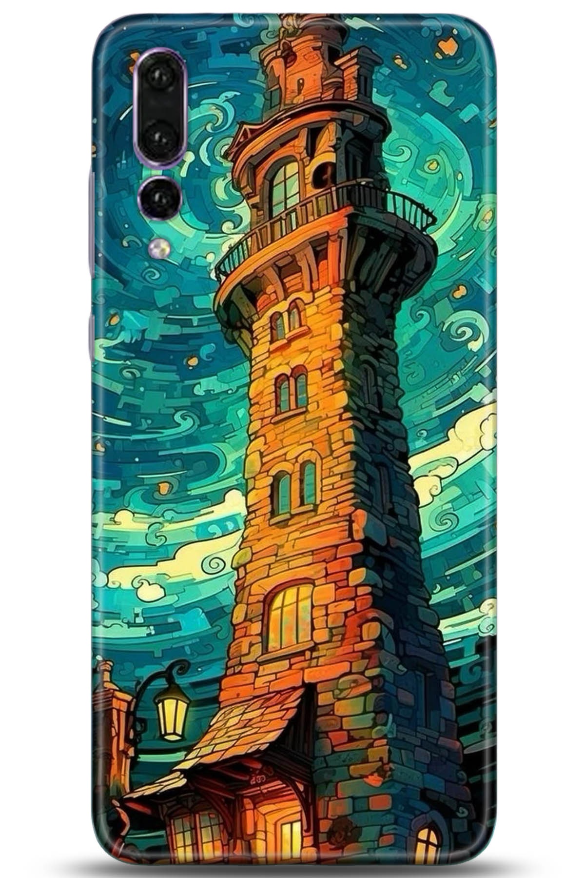 Huawei P20 Pro Uyumlu Kılıf HD Baskılı Kılıf - Followed Institution 5233