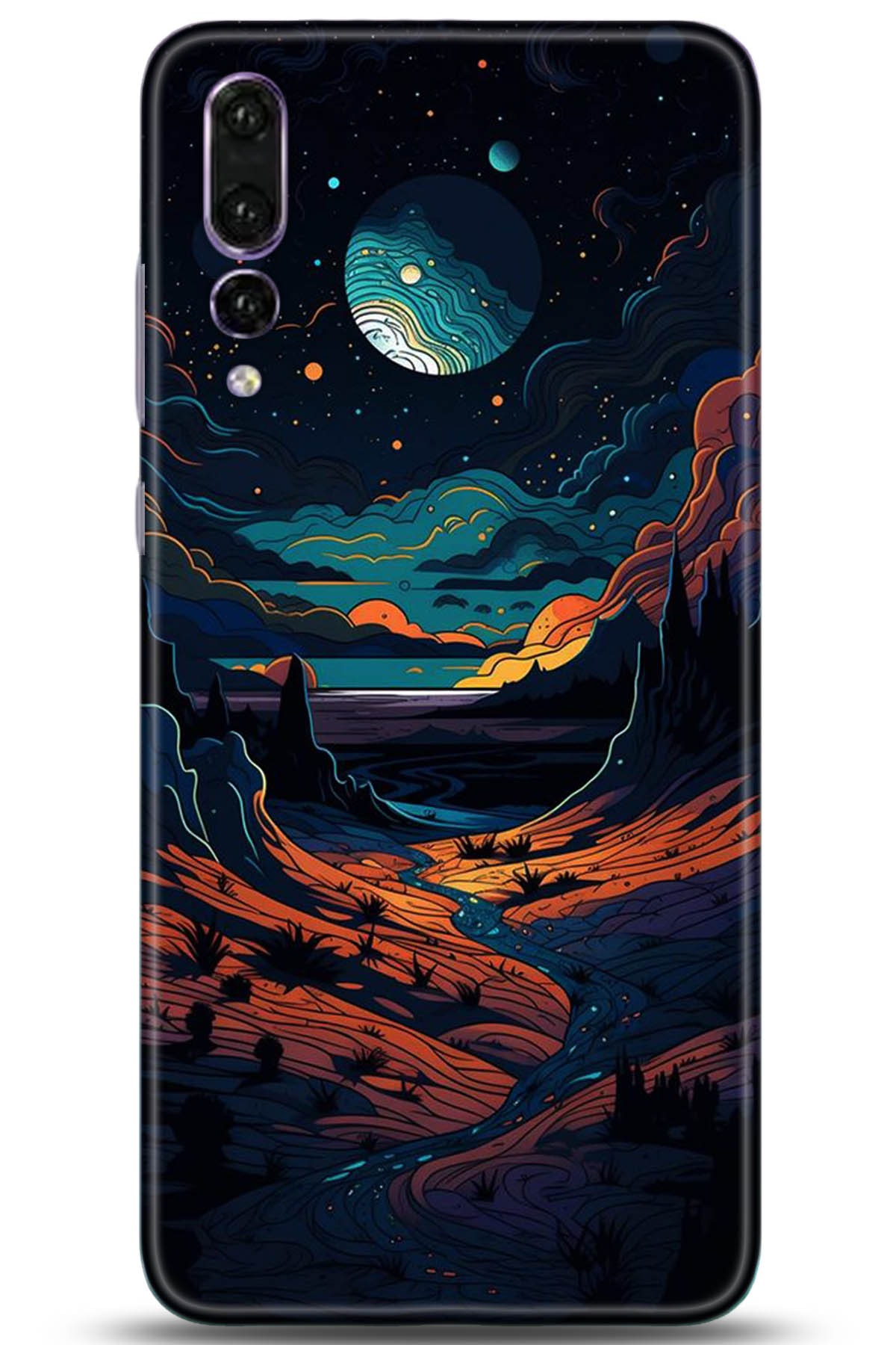 Huawei P20 Pro Uyumlu Kılıf HD Baskılı Kılıf - Followed Institution 5275