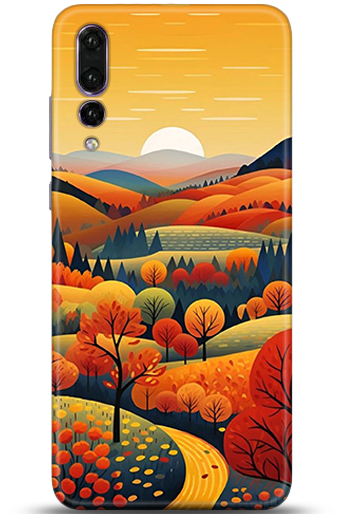 Huawei P20 Pro Uyumlu Kılıf HD Baskılı Kılıf - Followed Institution 5356