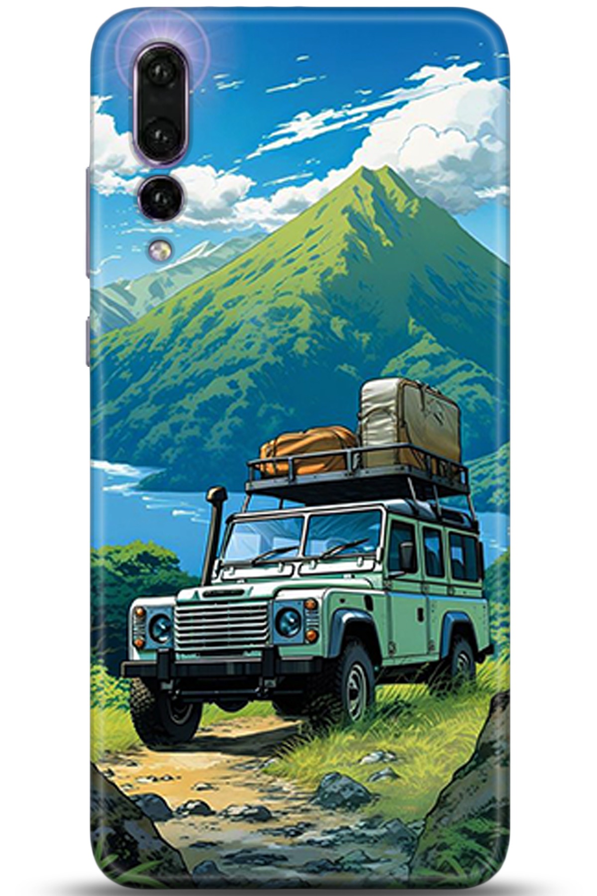 Huawei P20 Pro Uyumlu Kılıf HD Baskılı Kılıf - Followed Institution 5362