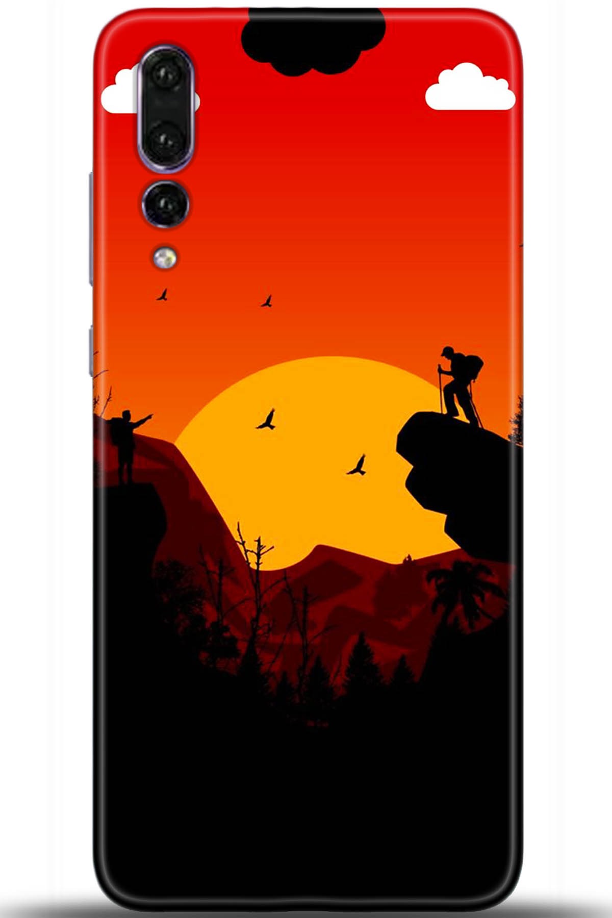 Huawei P20 Pro Uyumlu Kılıf HD Baskılı Kılıf - Followed Institution 5407