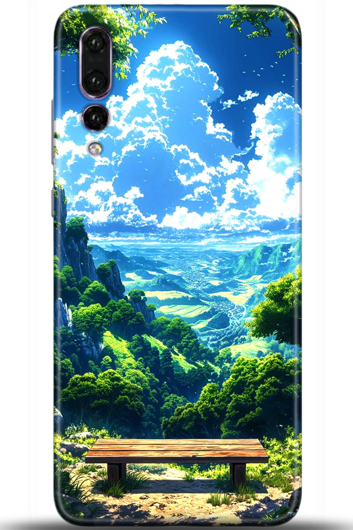 Huawei P20 Pro Uyumlu Kılıf HD Baskılı Kılıf - Followed Institution 5497