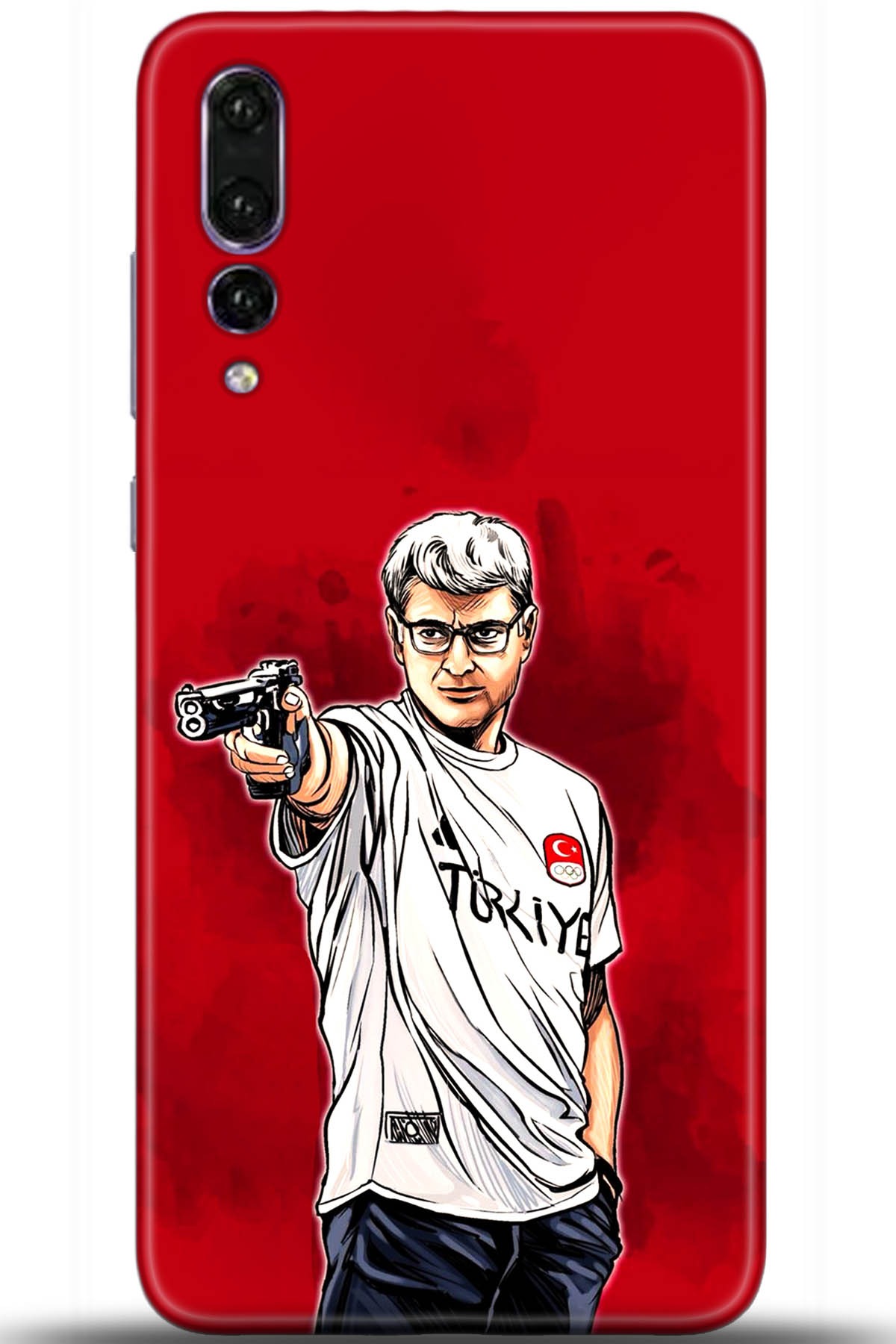 Huawei P20 Pro Uyumlu Kılıf HD Baskılı Kılıf - Followed Institution 5533