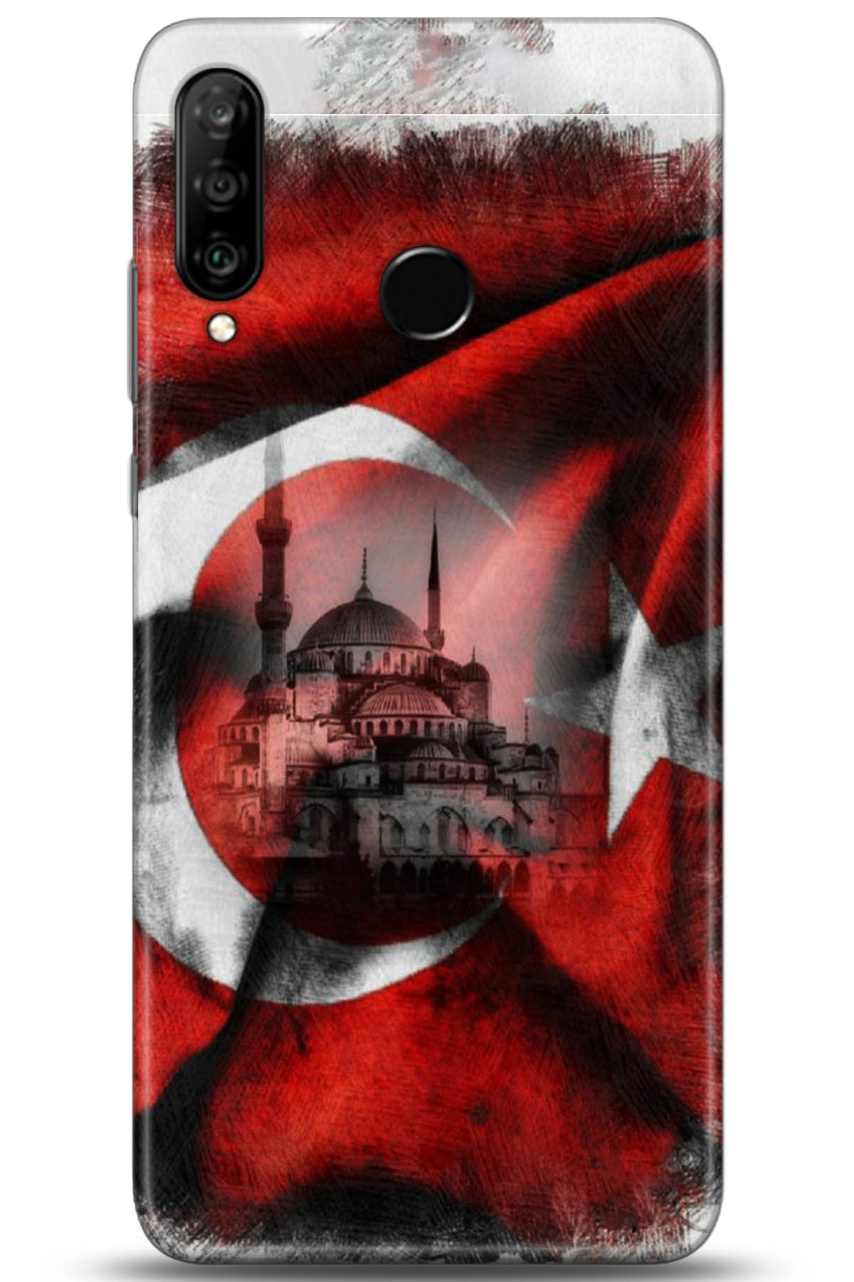 Huawei P30 Lite Uyumlu Kılıf HD Baskılı Kılıf - Followed Institution 5178