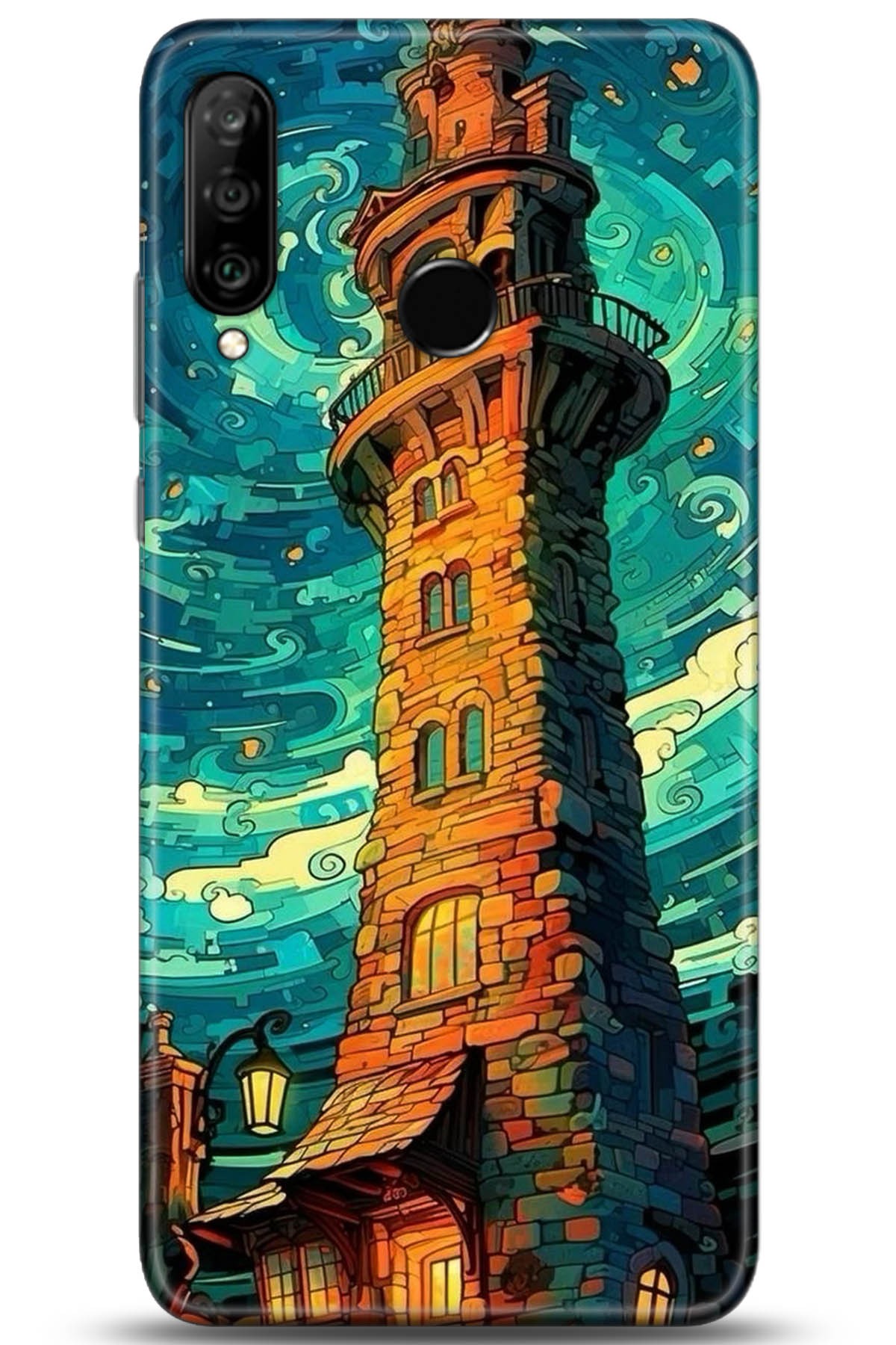 Huawei P30 Lite Uyumlu Kılıf HD Baskılı Kılıf - Followed Institution 5233