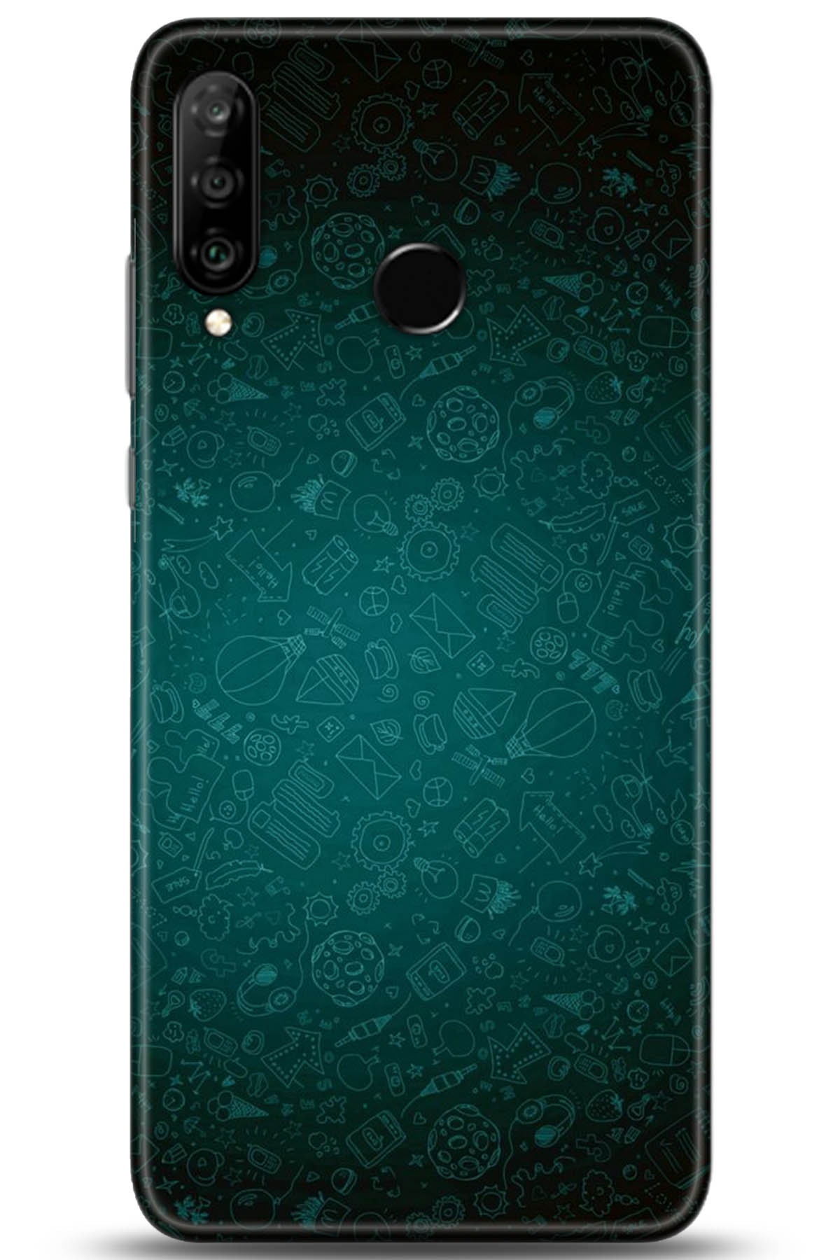 Huawei P30 Lite Uyumlu Kılıf HD Baskılı Kılıf - Followed Institution 5255