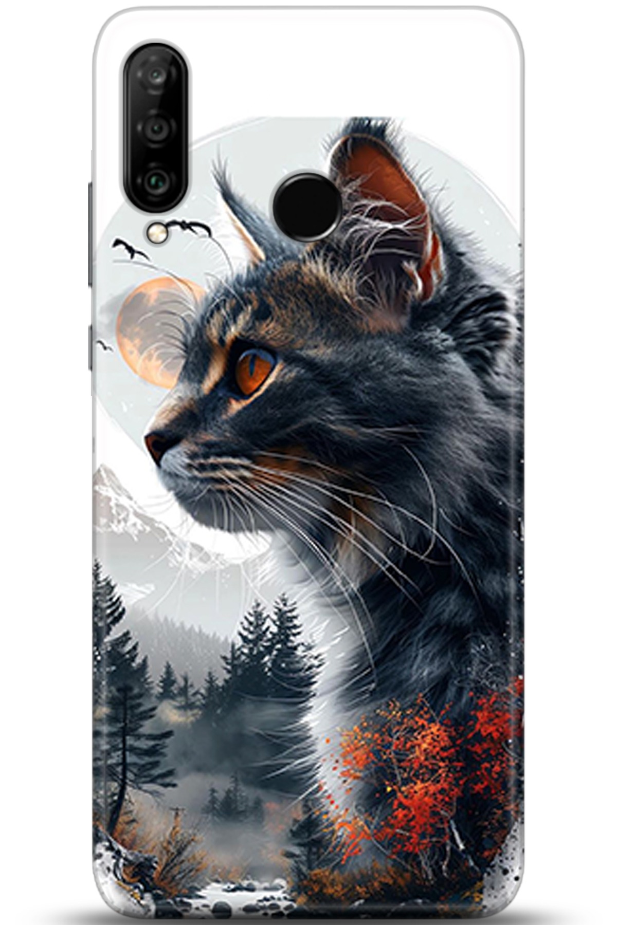 Huawei P30 Lite Uyumlu Kılıf HD Baskılı Kılıf - Followed Institution 5319