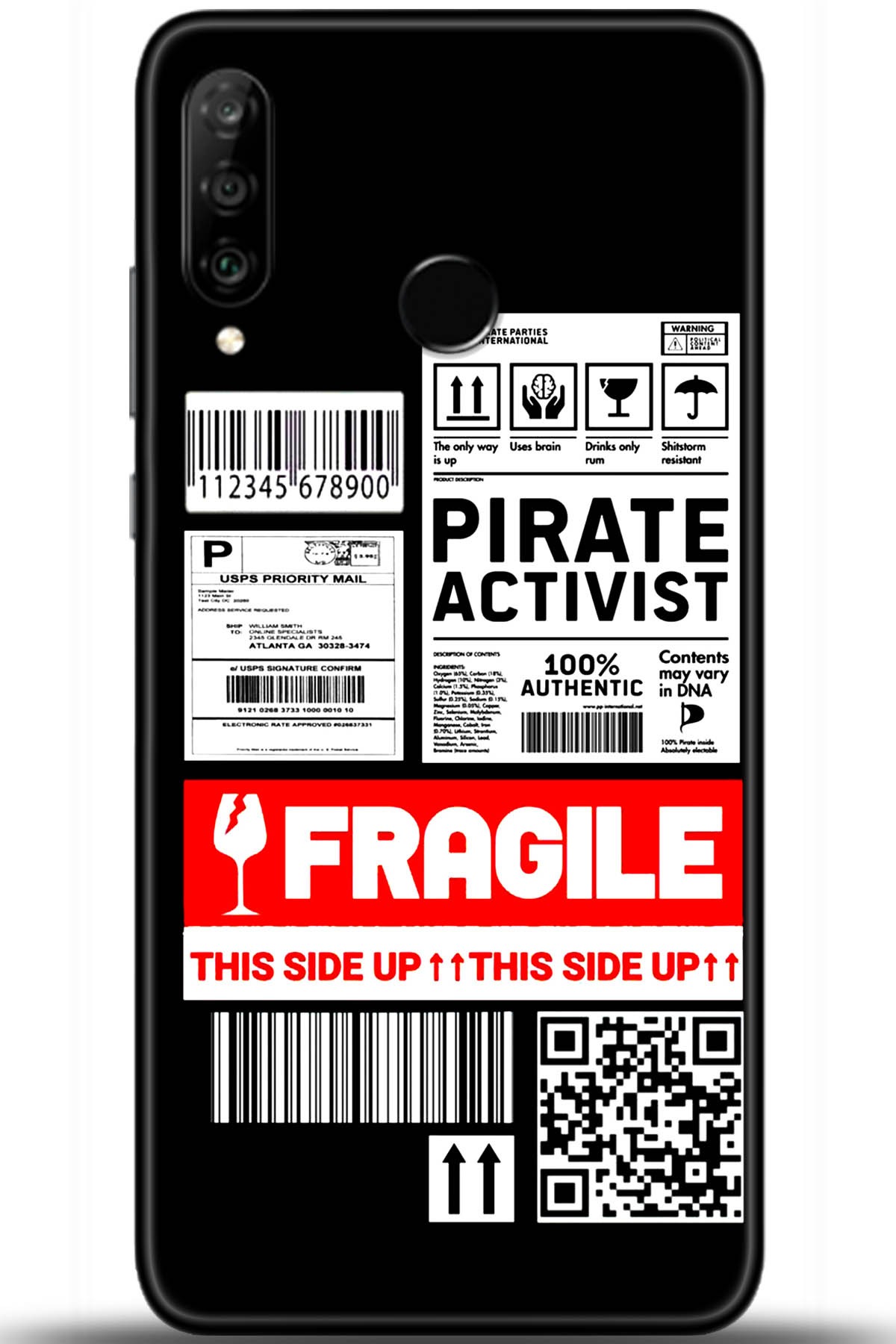 Huawei P30 Lite Uyumlu Kılıf HD Baskılı Kılıf - Followed Institution 5447