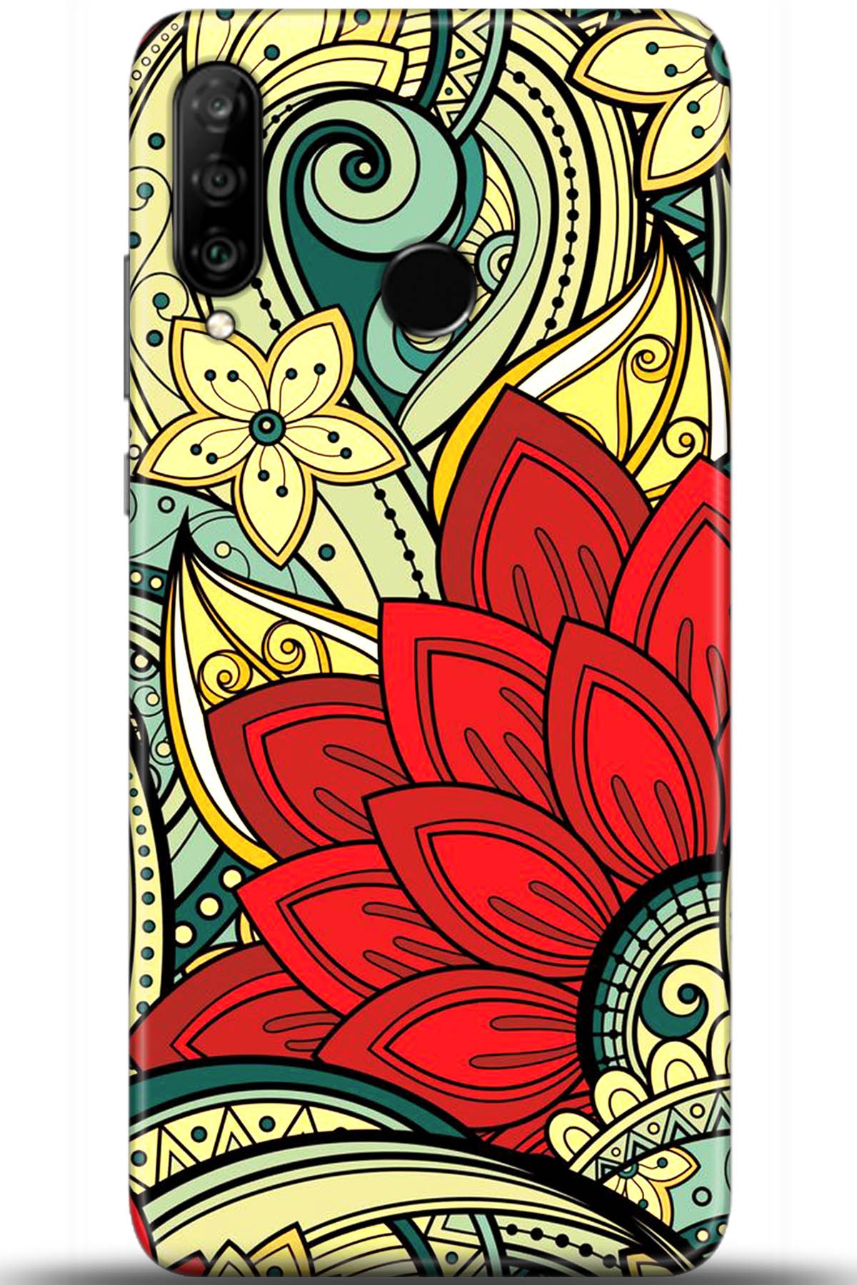 Huawei P30 Lite Uyumlu Kılıf HD Baskılı Kılıf - Followed Institution 5534