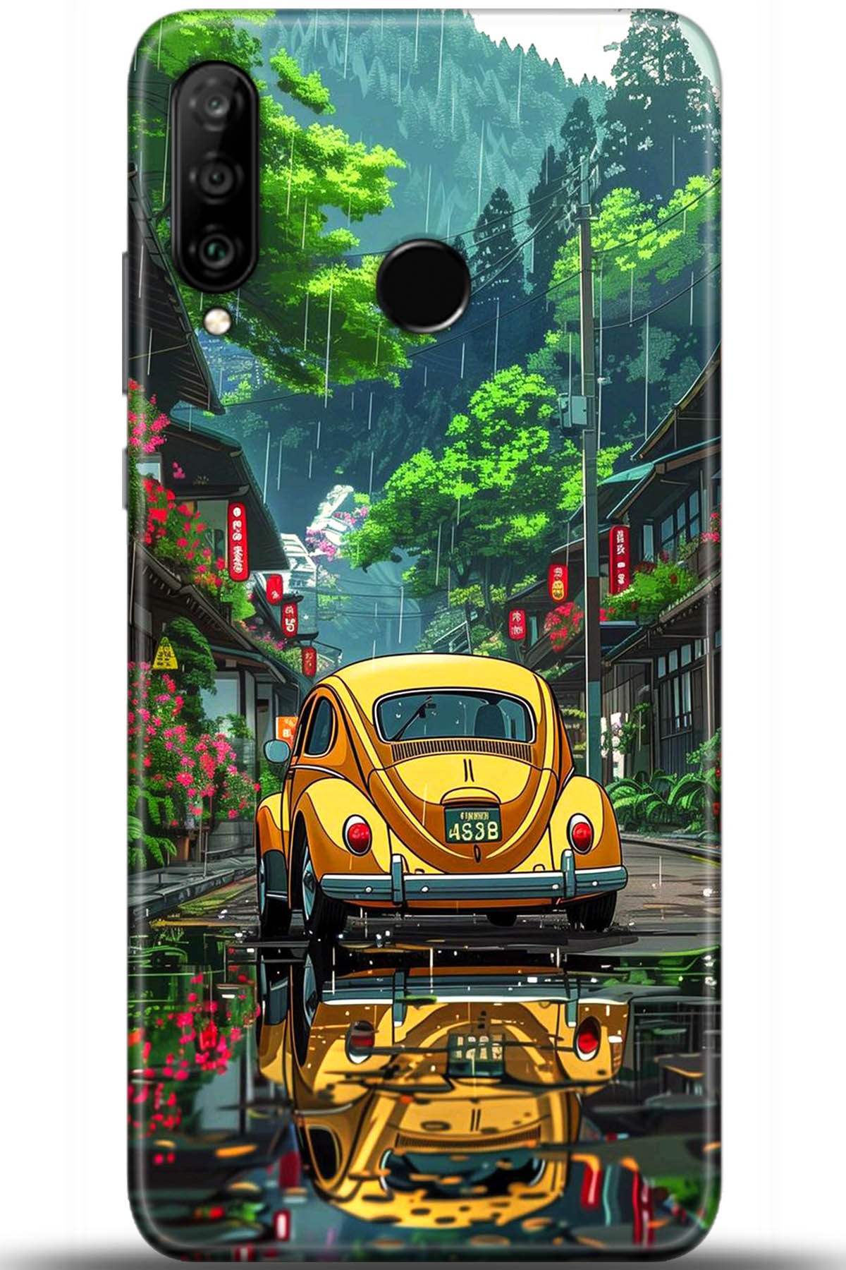 Huawei P30 Lite Uyumlu Kılıf HD Baskılı Kılıf - Followed Institution 5561