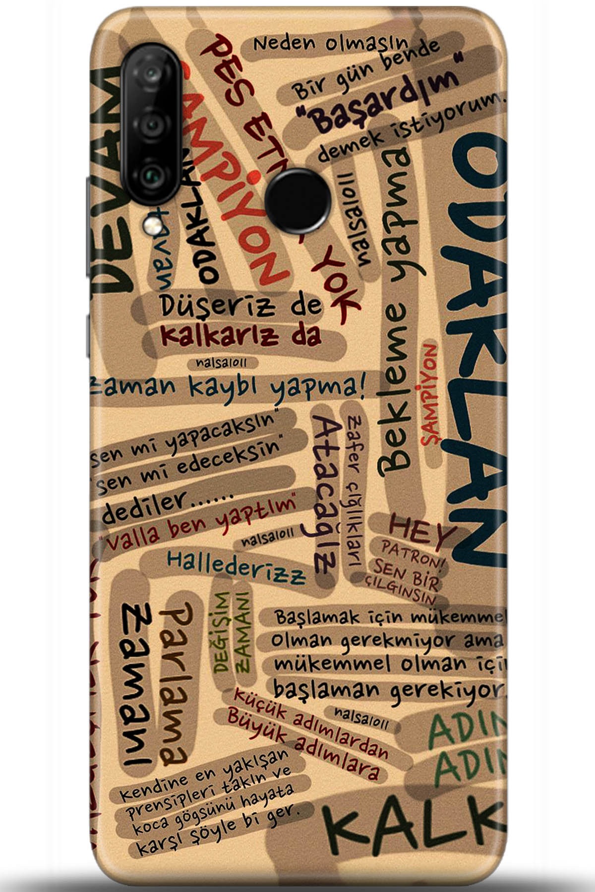 Huawei P30 Lite Uyumlu Kılıf HD Baskılı Kılıf - Followed Institution 5586