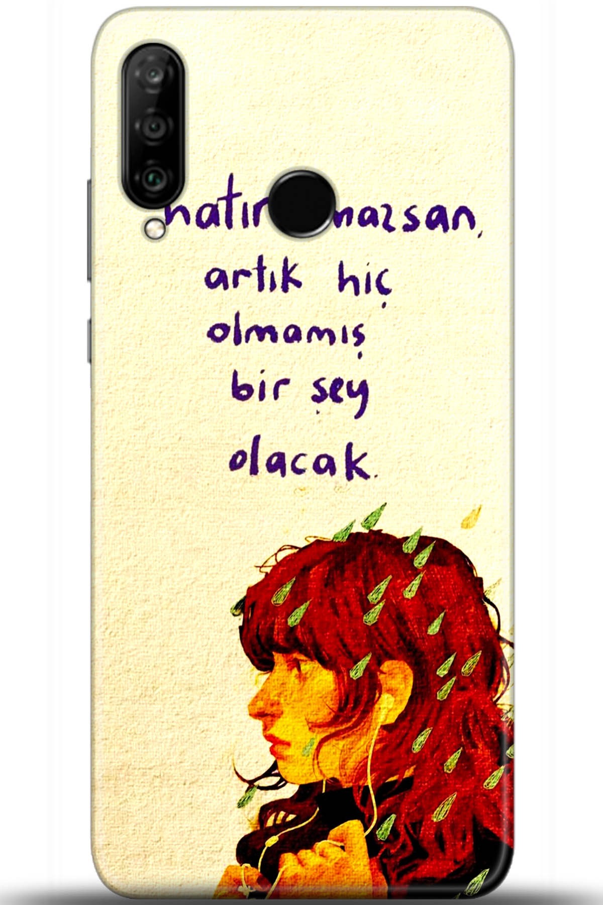 Huawei P30 Lite Uyumlu Kılıf HD Baskılı Kılıf - Followed Institution 5595