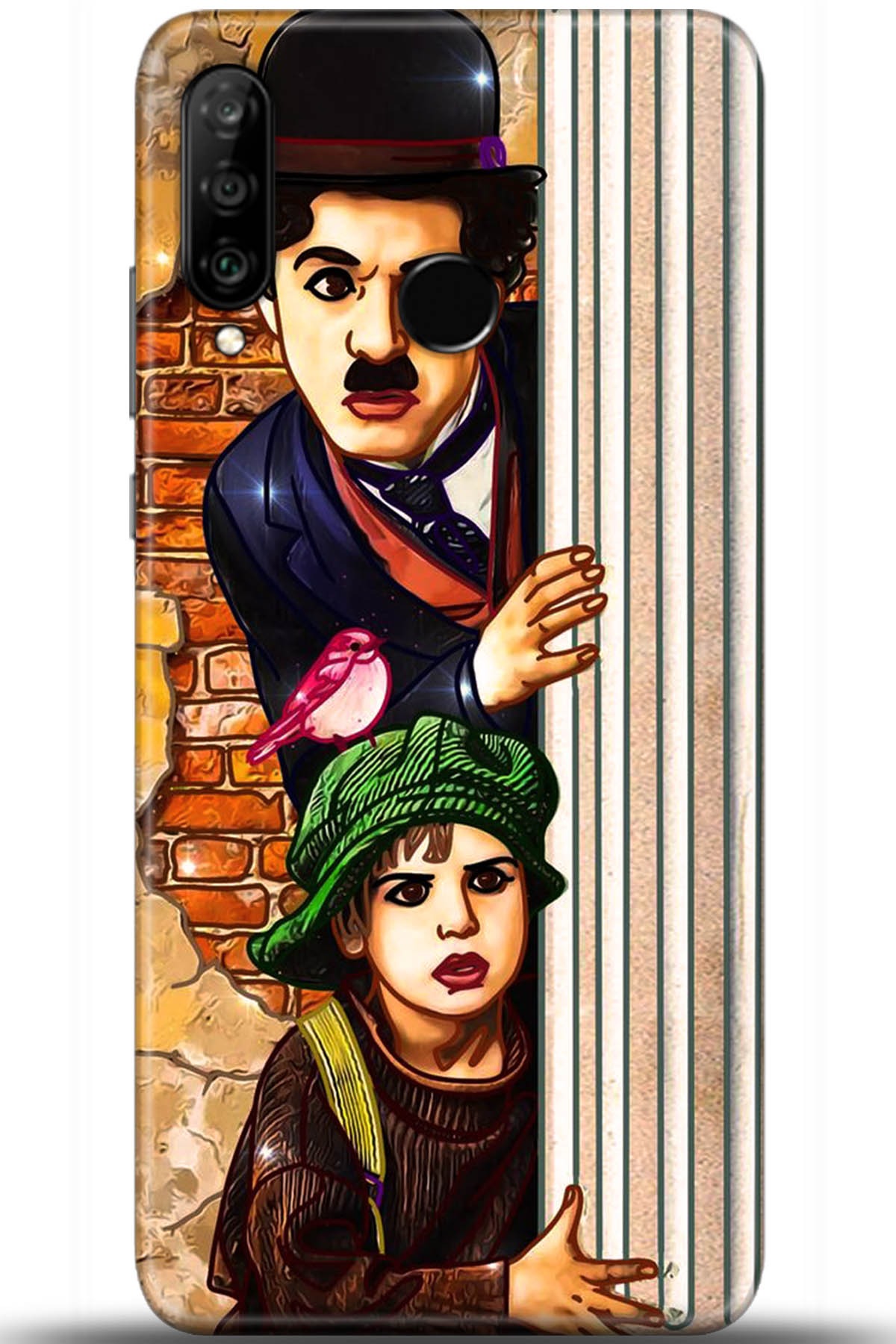 Huawei P30 Lite Uyumlu Kılıf HD Baskılı Kılıf - Followed Institution 5694