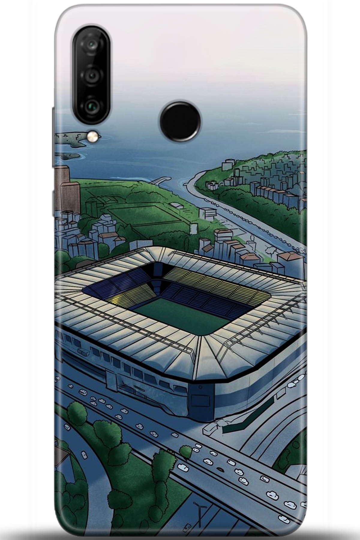 Huawei P30 Lite Uyumlu Kılıf HD Baskılı Kılıf - Followed Institution 5715