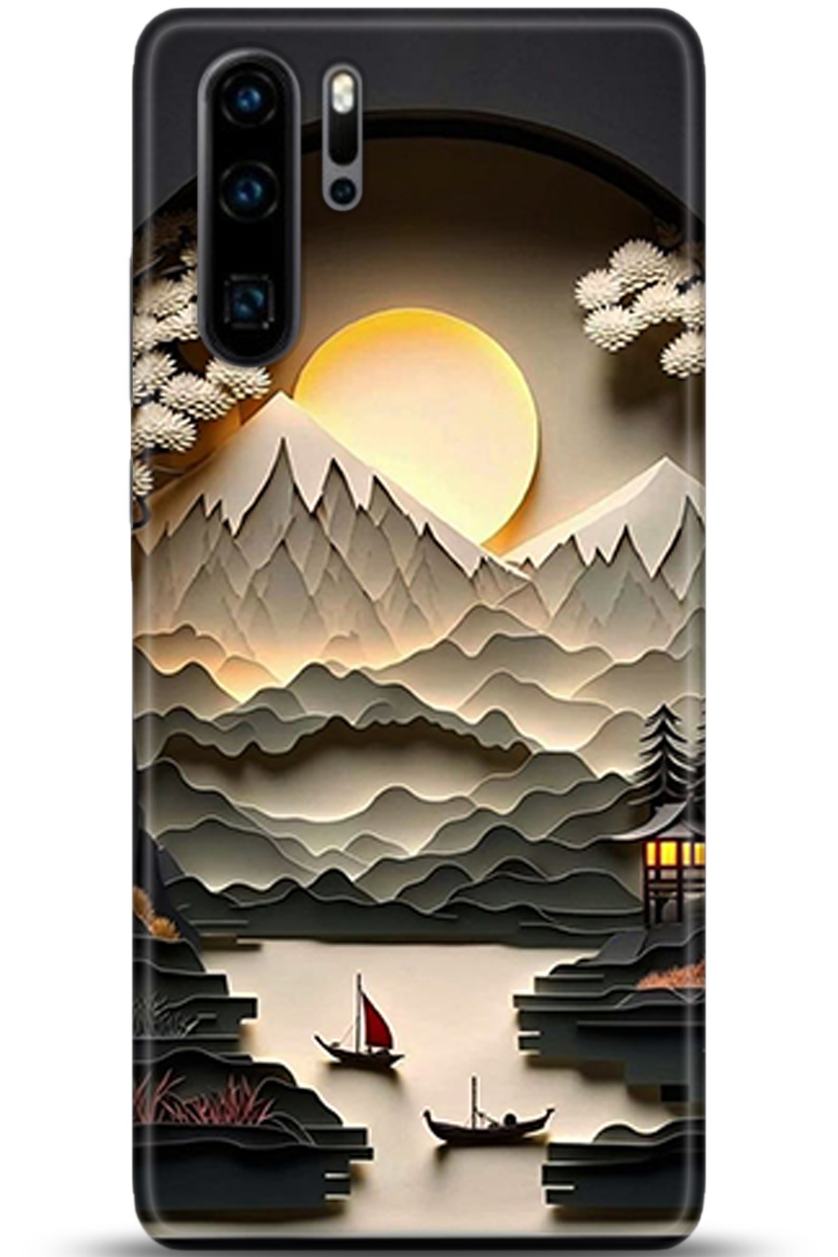 Huawei P30 Pro Uyumlu Kılıf HD Baskılı Kılıf - Followed Institution 5354