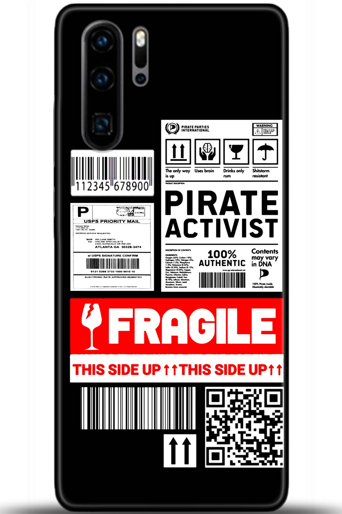 Huawei P30 Pro Uyumlu Kılıf HD Baskılı Kılıf - Followed Institution 5447