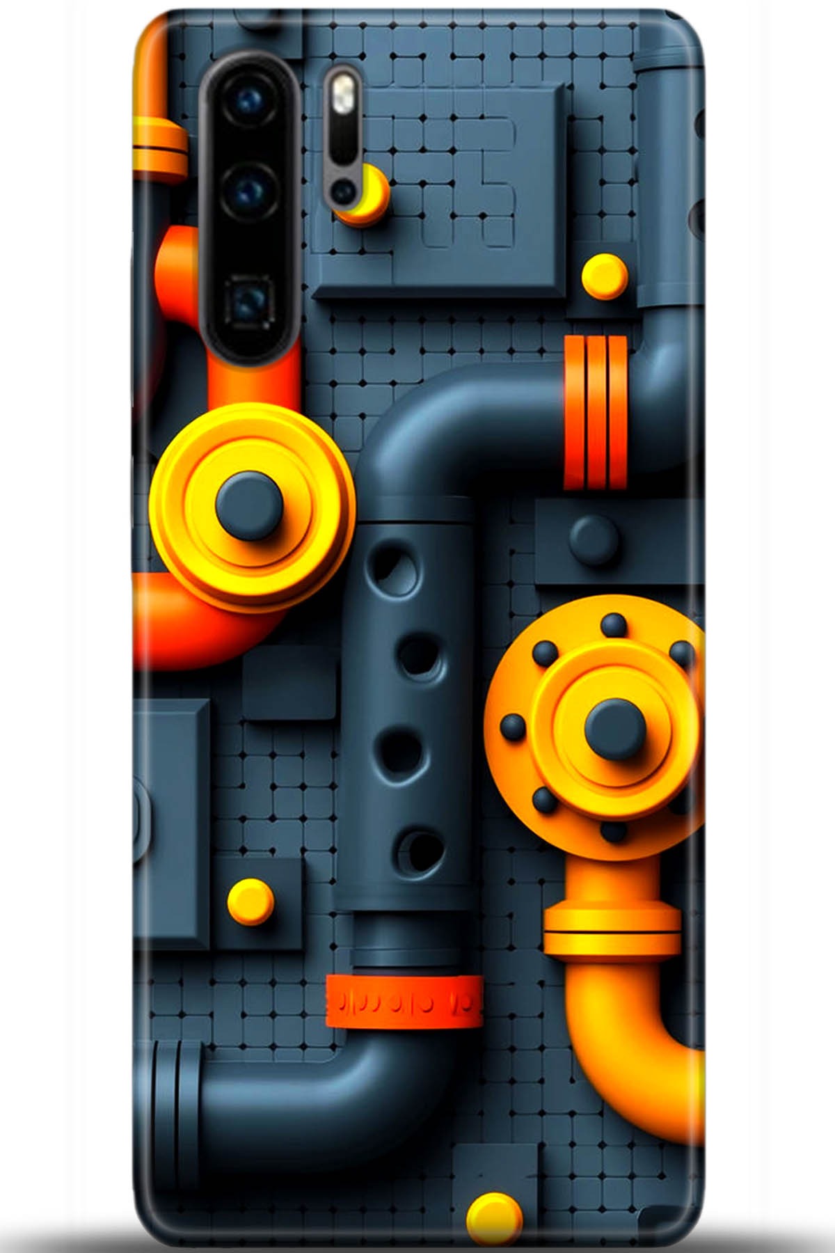 Huawei P30 Pro Uyumlu Kılıf HD Baskılı Kılıf - Followed Institution 5466