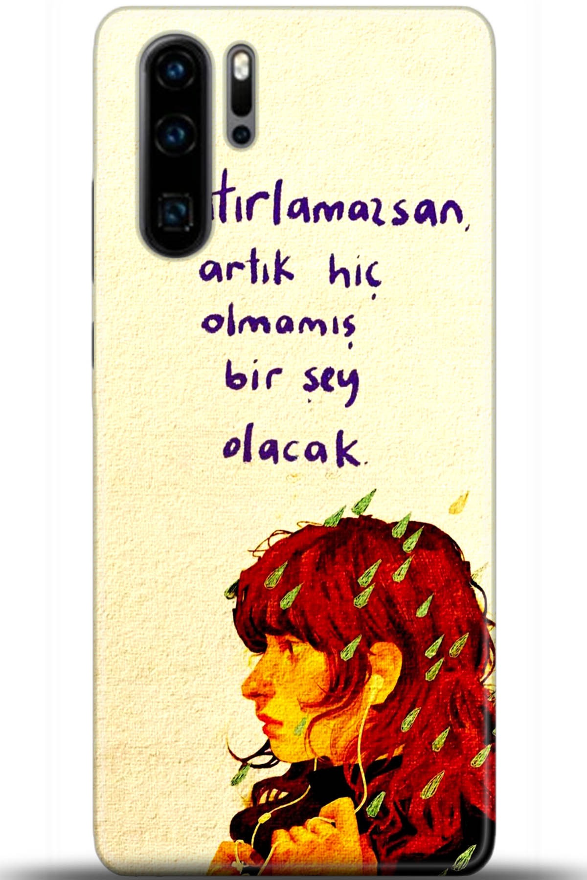 Huawei P30 Pro Uyumlu Kılıf HD Baskılı Kılıf - Followed Institution 5595