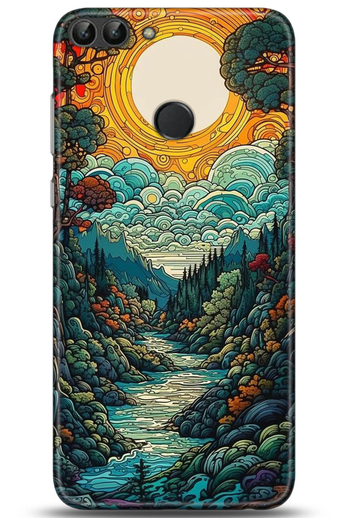 Huawei P Smart Uyumlu Kılıf HD Baskılı Kılıf - Followed Institution 5198