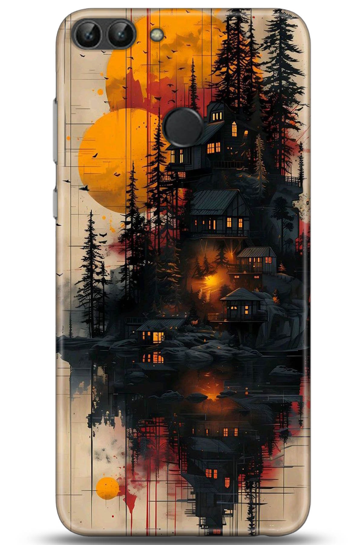 Huawei P Smart Uyumlu Kılıf HD Baskılı Kılıf - Followed Institution 5292