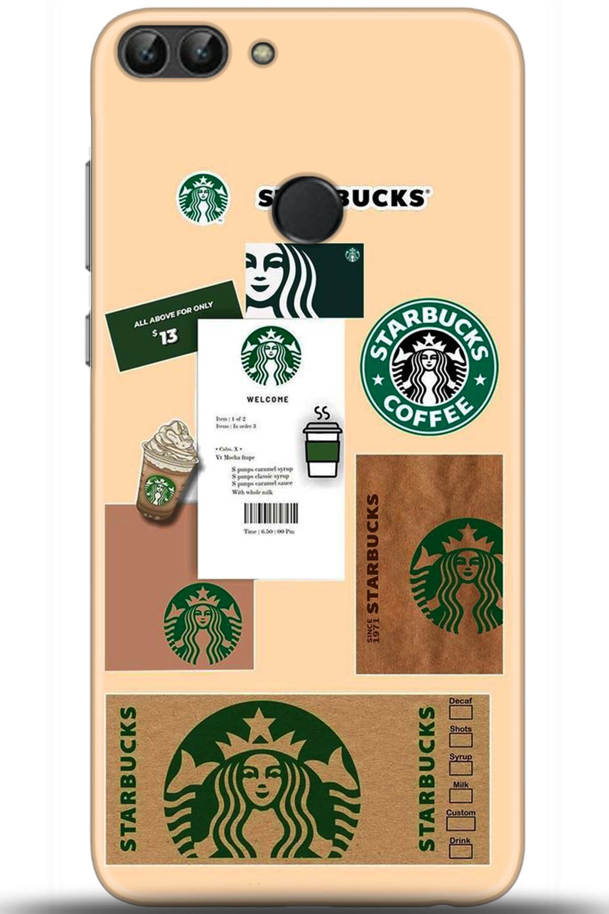 Huawei P Smart Uyumlu Kılıf HD Baskılı Kılıf - Followed Institution 5470