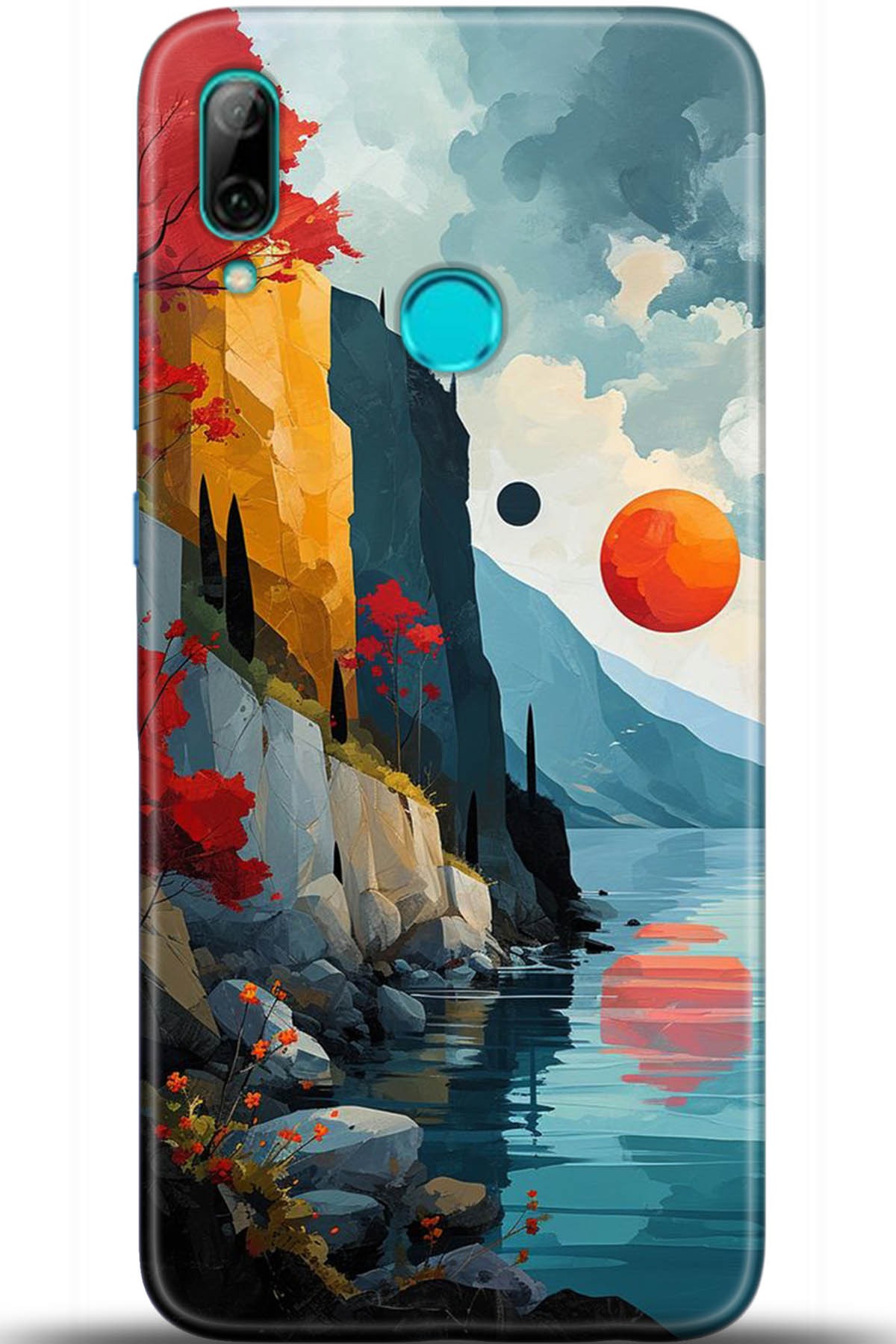 Huawei P Smart 2019 Uyumlu Kılıf HD Baskılı Kılıf - Followed Institution 5368