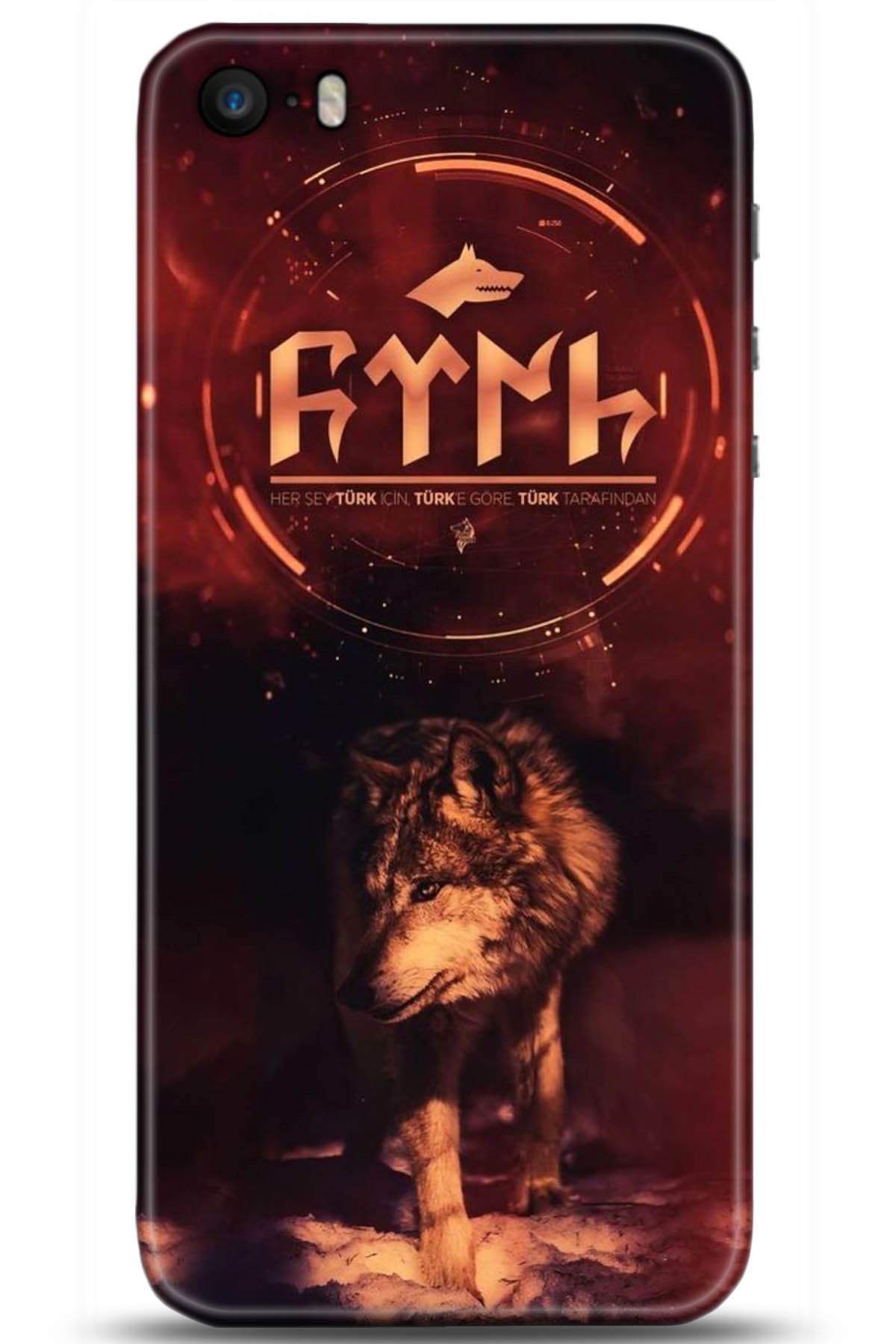 Apple iPhone 5S Uyumlu Kılıf HD Baskılı Kılıf - Followed Institution 5056