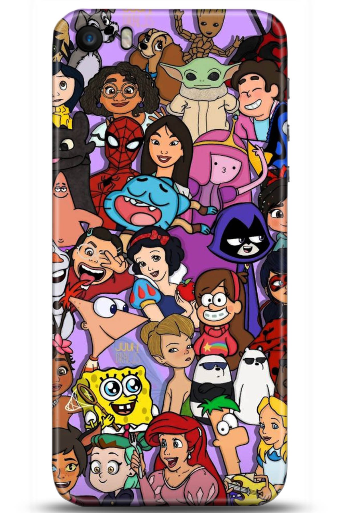 Apple iPhone 5S Uyumlu Kılıf HD Baskılı Kılıf - Followed Institution 5168