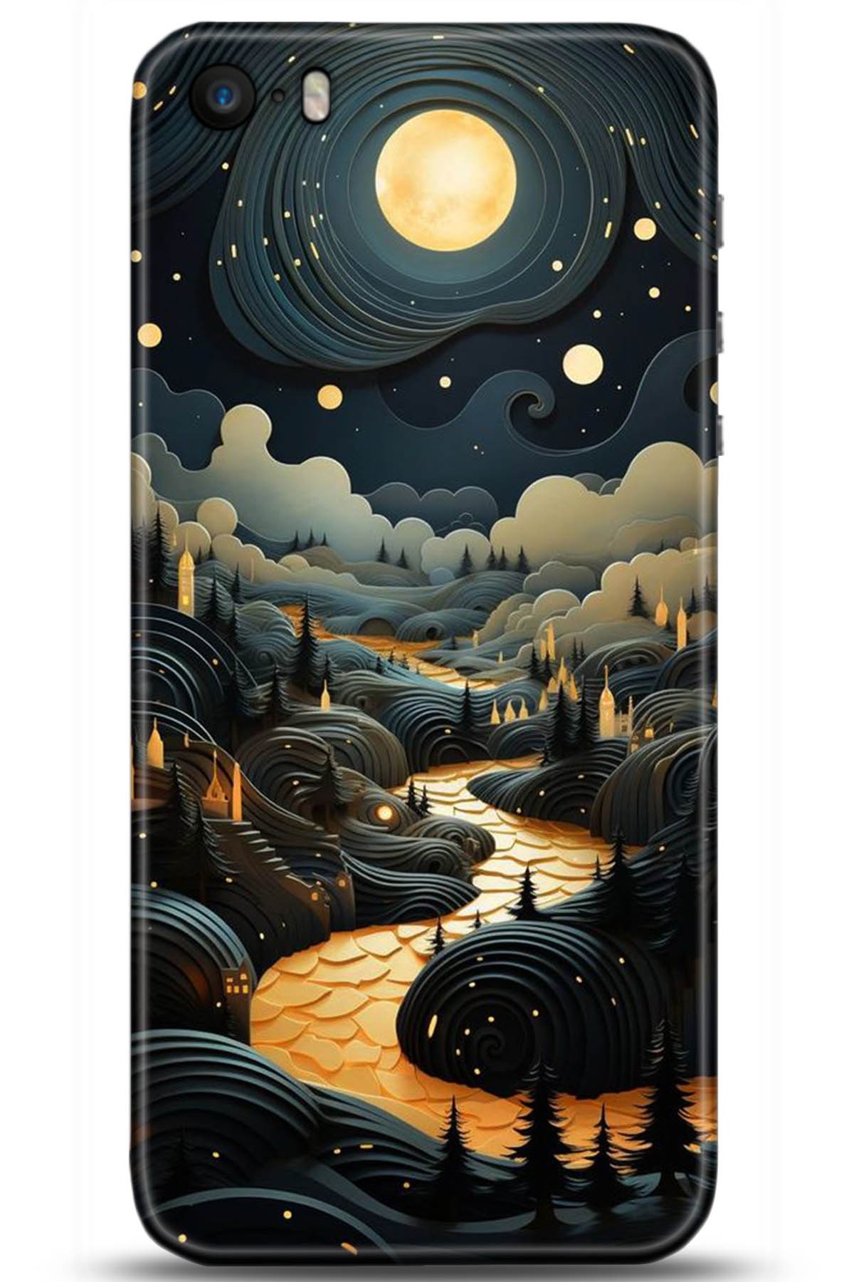 Apple iPhone 5S Uyumlu Kılıf HD Baskılı Kılıf - Followed Institution 5268