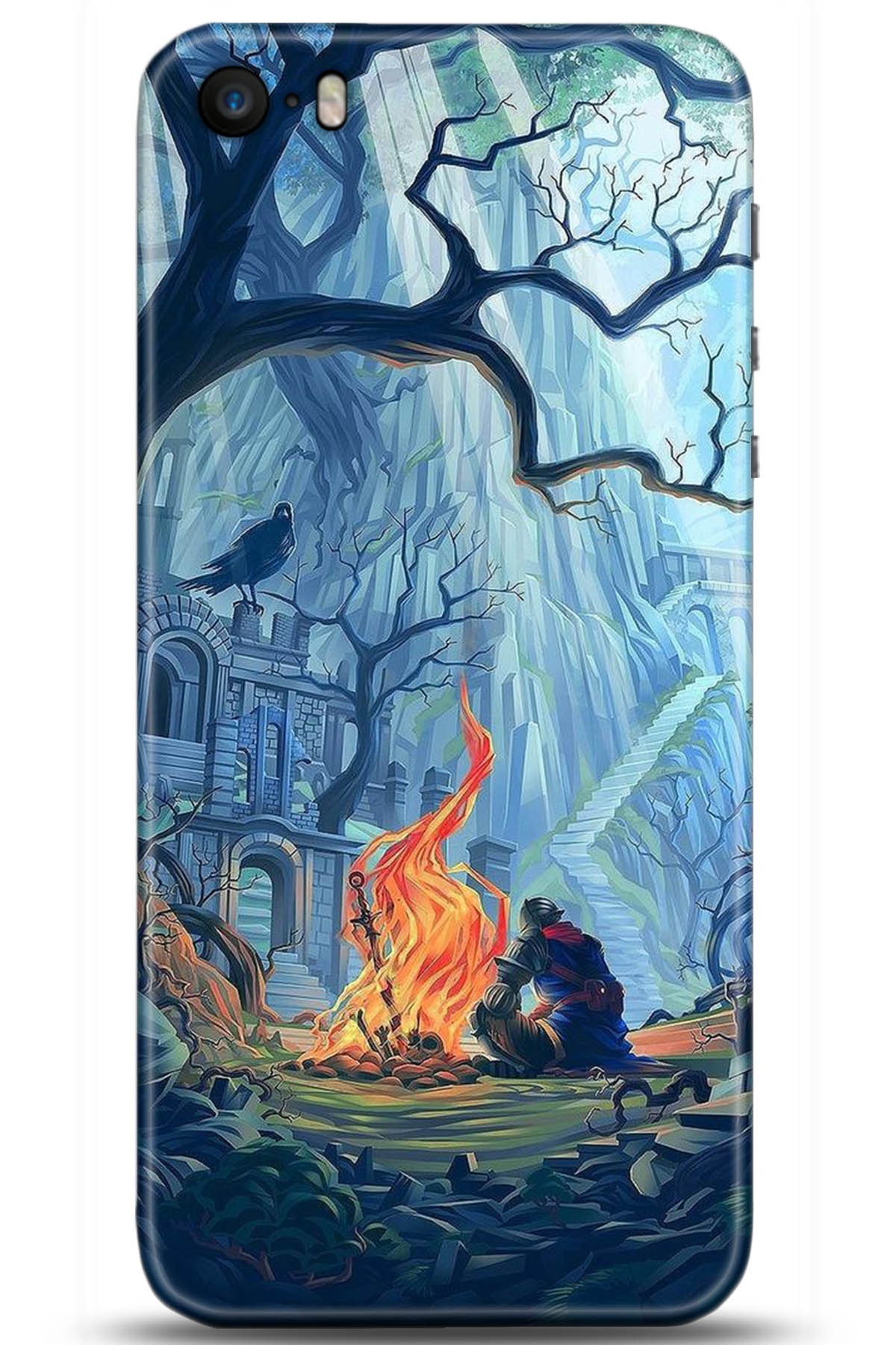 Apple iPhone 5S Uyumlu Kılıf HD Baskılı Kılıf - Followed Institution 5308