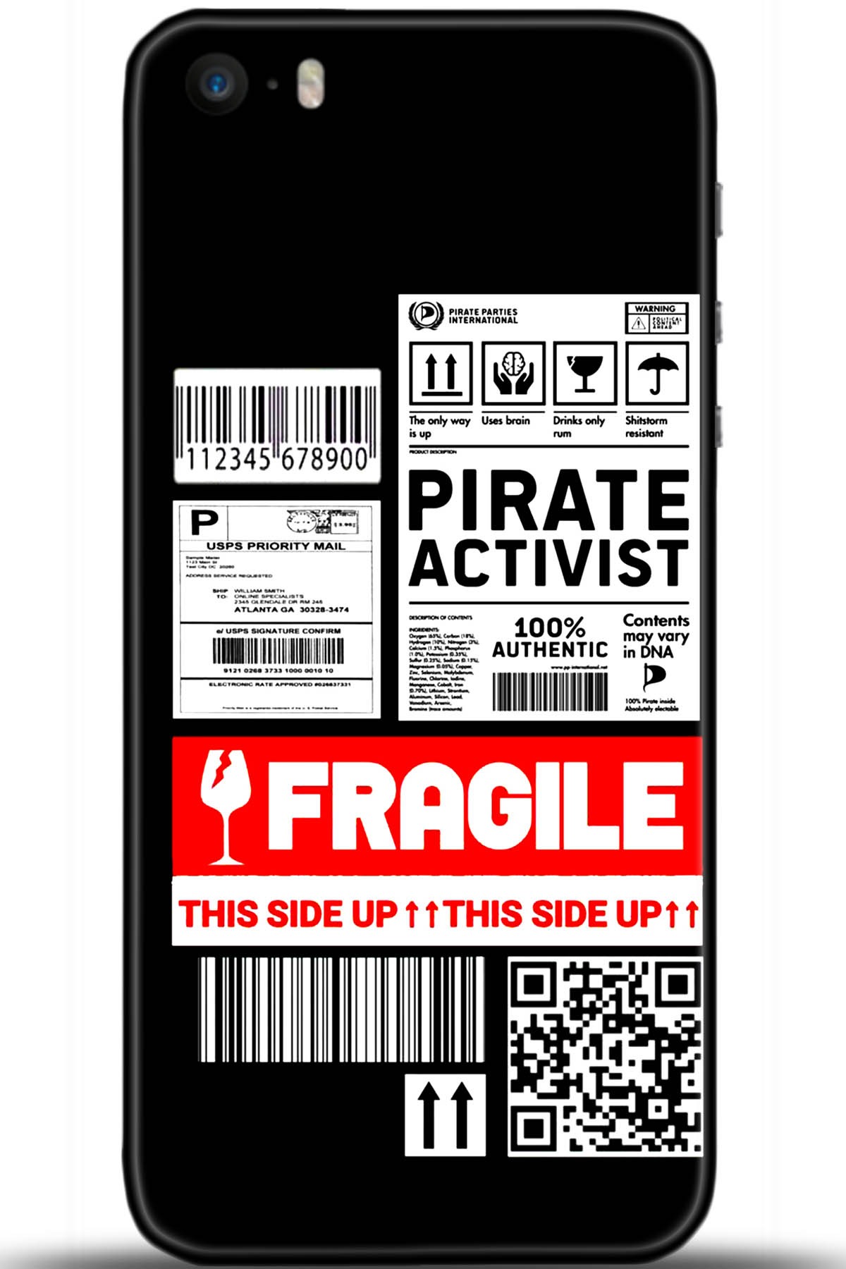 Apple iPhone 5S Uyumlu Kılıf HD Baskılı Kılıf - Followed Institution 5447