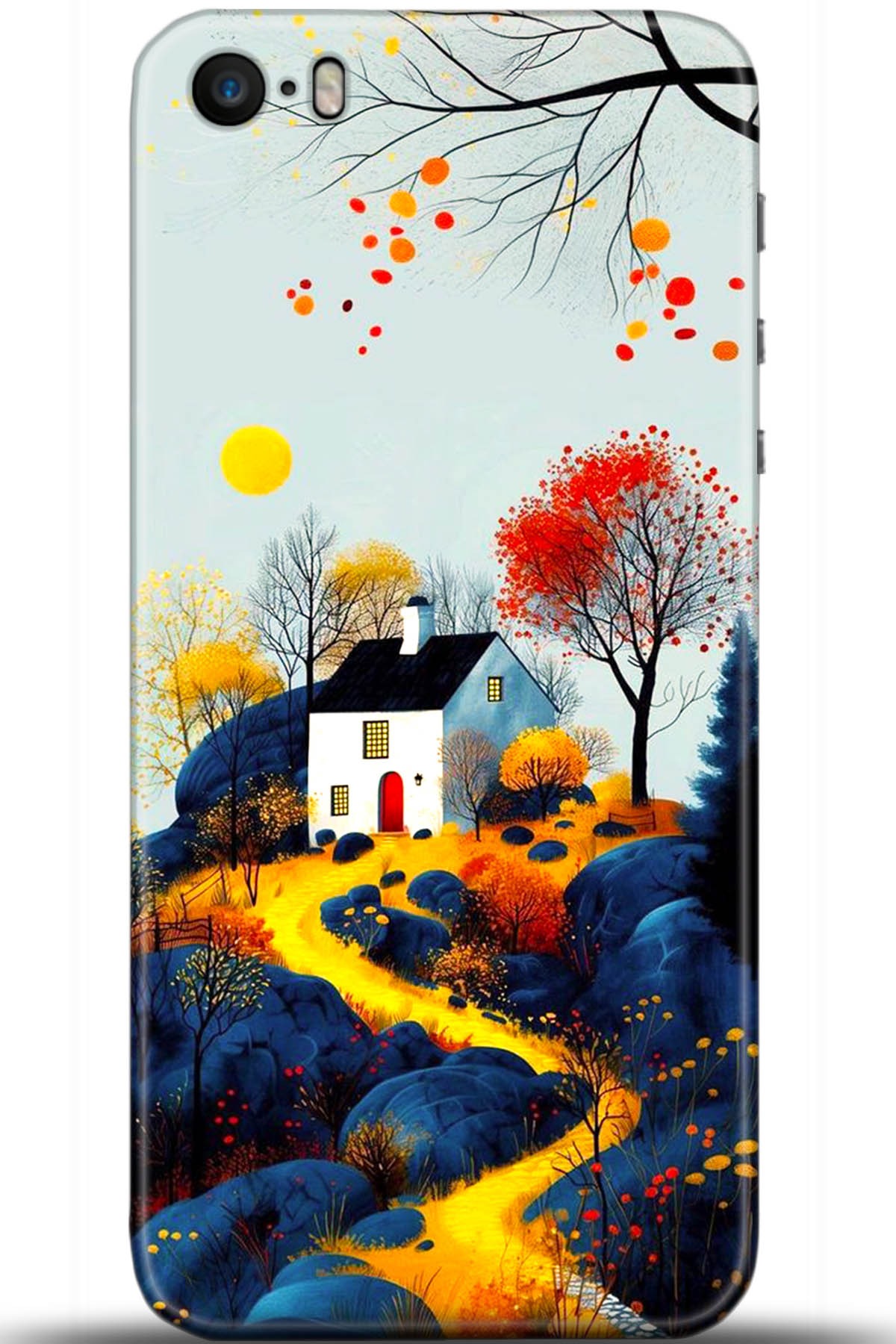 Apple iPhone 5S Uyumlu Kılıf HD Baskılı Kılıf - Followed Institution 5569