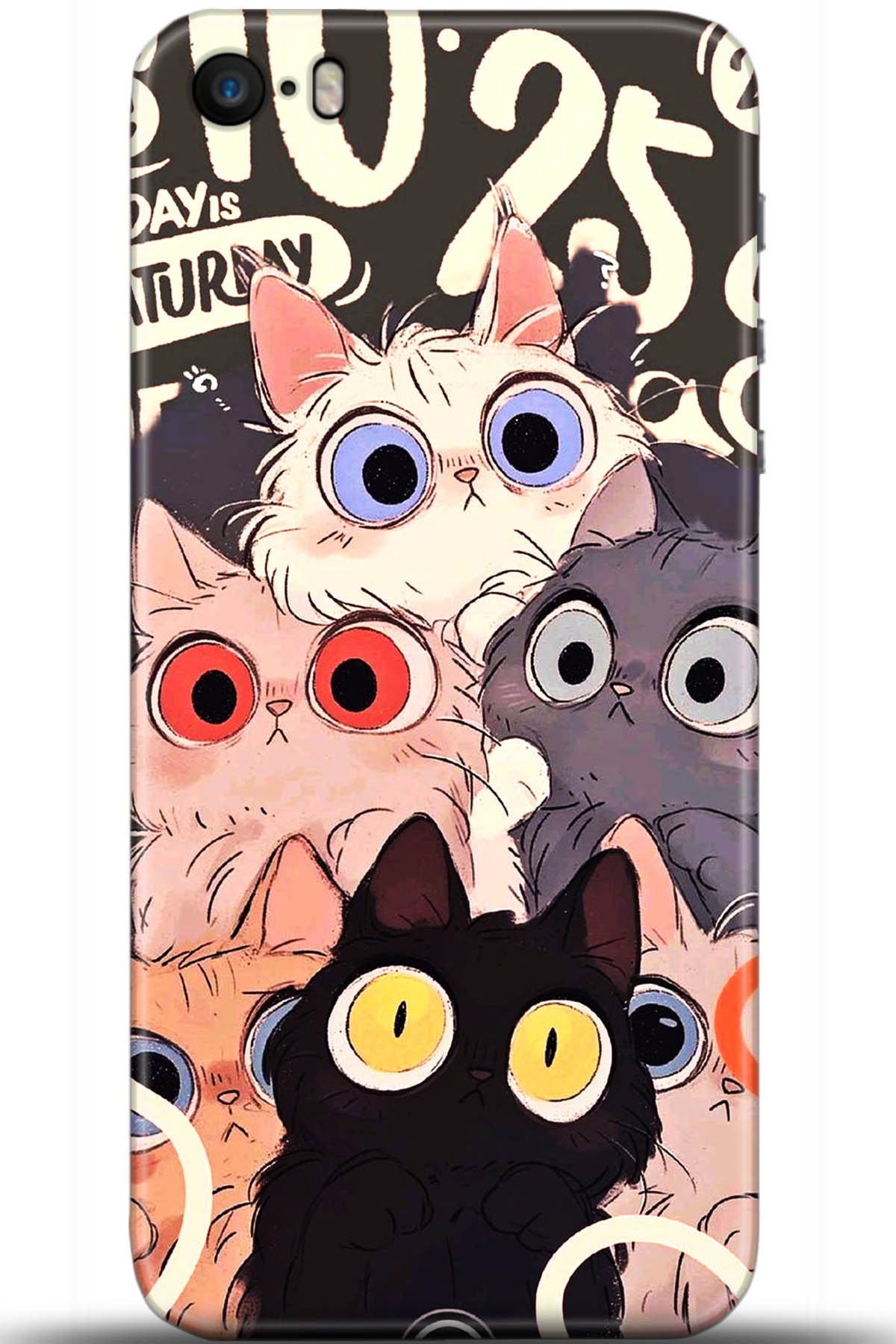 Apple iPhone 5S Uyumlu Kılıf HD Baskılı Kılıf - Followed Institution 5641