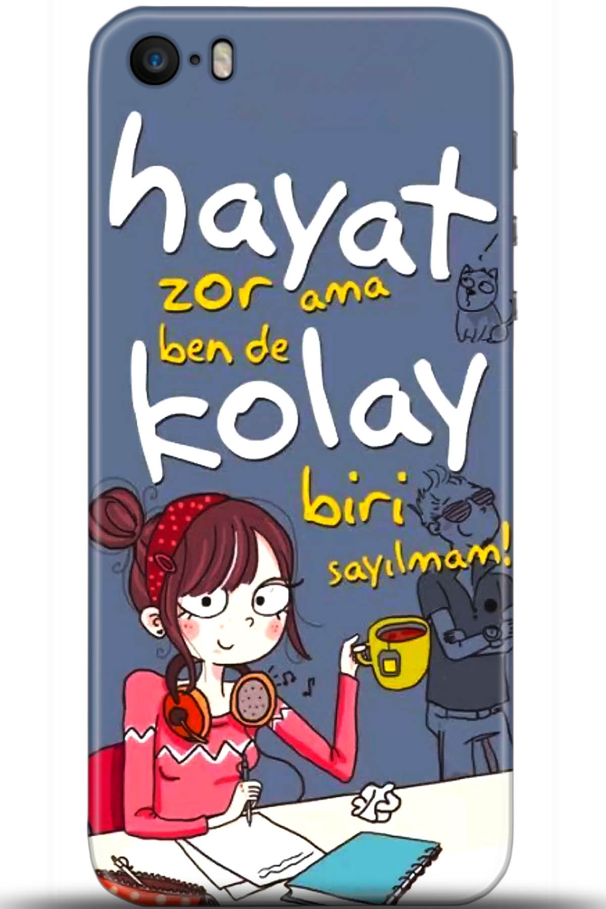 Apple iPhone 5S Uyumlu Kılıf HD Baskılı Kılıf - Followed Institution 5686