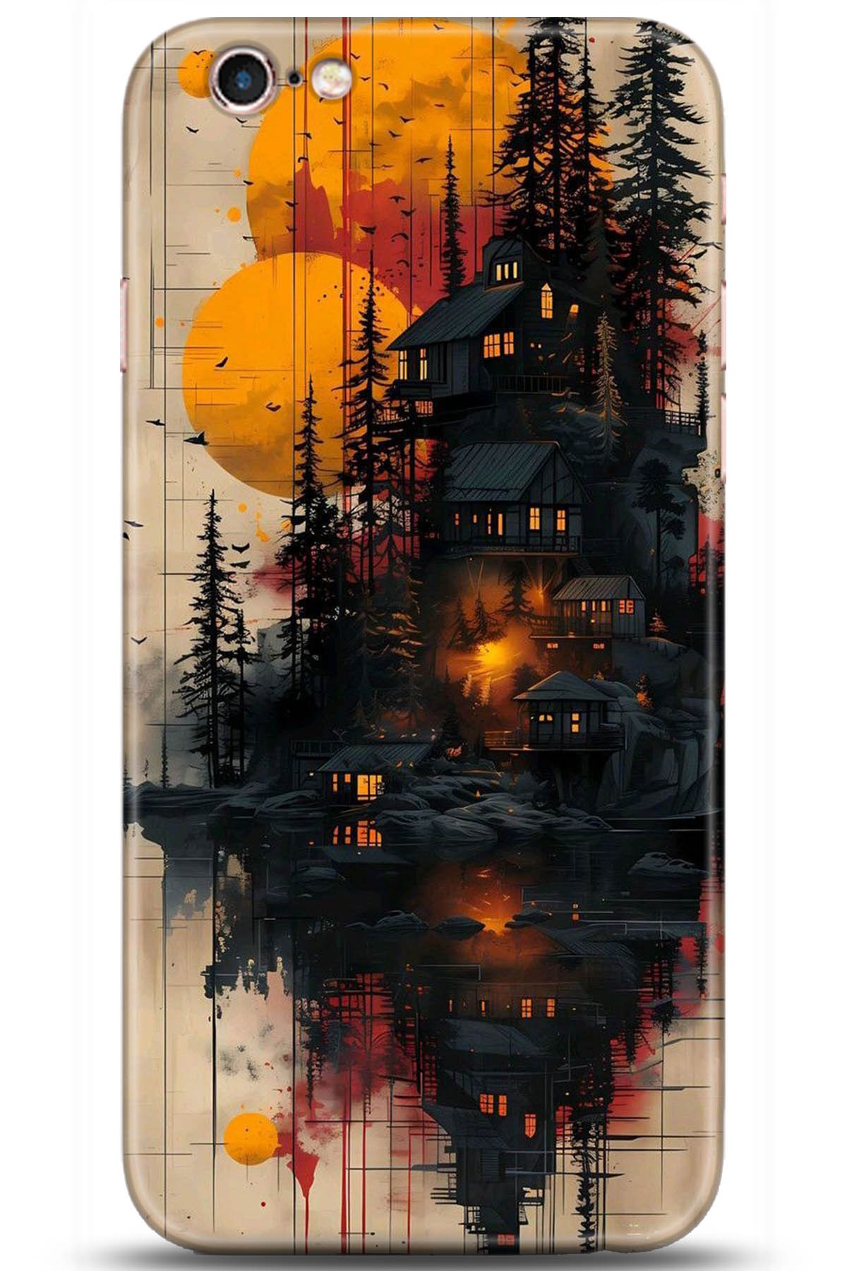 Apple iPhone 6S Plus Uyumlu Kılıf HD Baskılı Kılıf - Followed Institution 5292