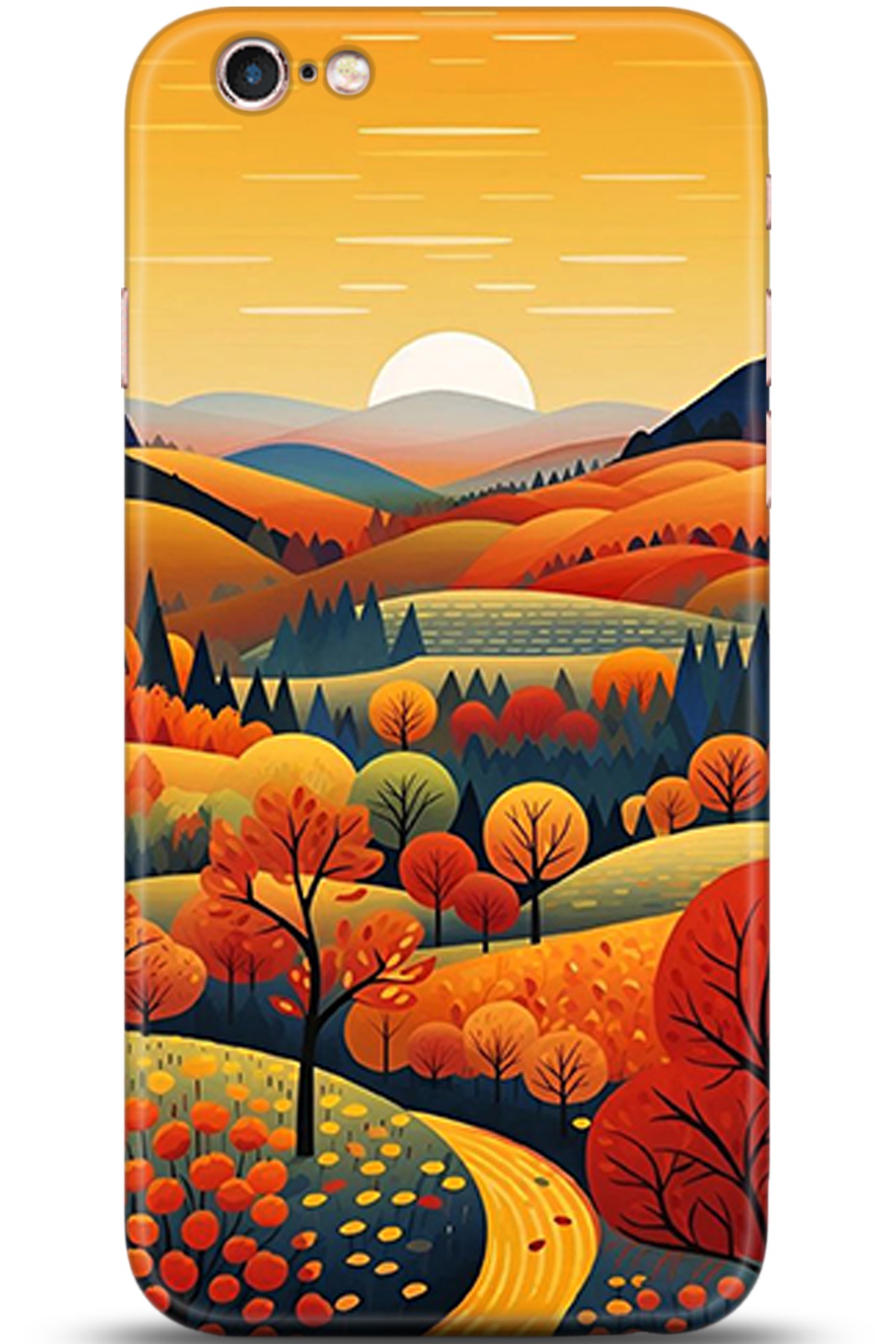 Apple iPhone 6S Plus Uyumlu Kılıf HD Baskılı Kılıf - Followed Institution 5356