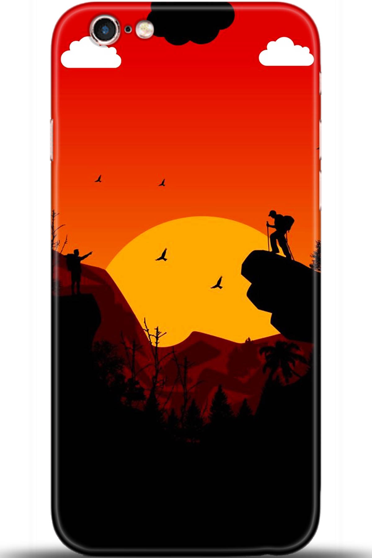 Apple iPhone 6S Plus Uyumlu Kılıf HD Baskılı Kılıf - Followed Institution 5407