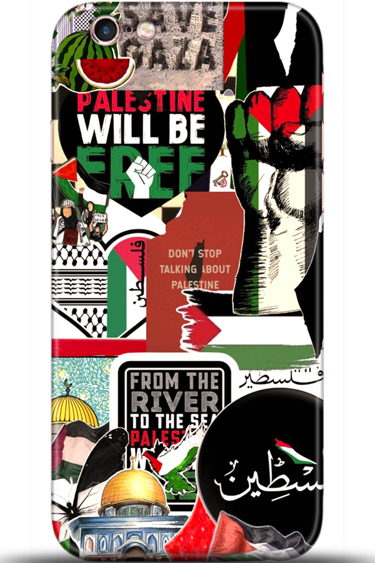 Apple iPhone 6S Plus Uyumlu Kılıf HD Baskılı Kılıf - Followed Institution 5617