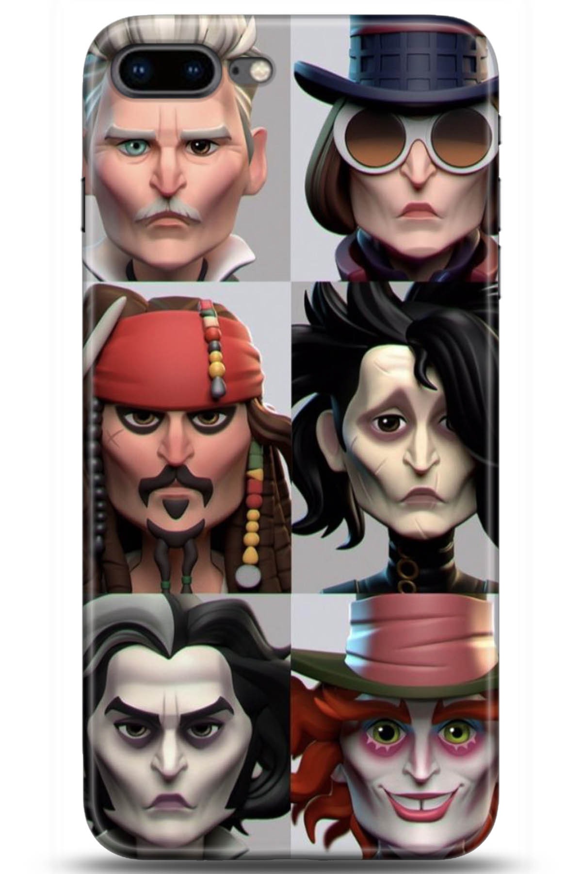 Apple iPhone 8 Plus Uyumlu Kılıf HD Baskılı Kılıf - Followed Institution 5001