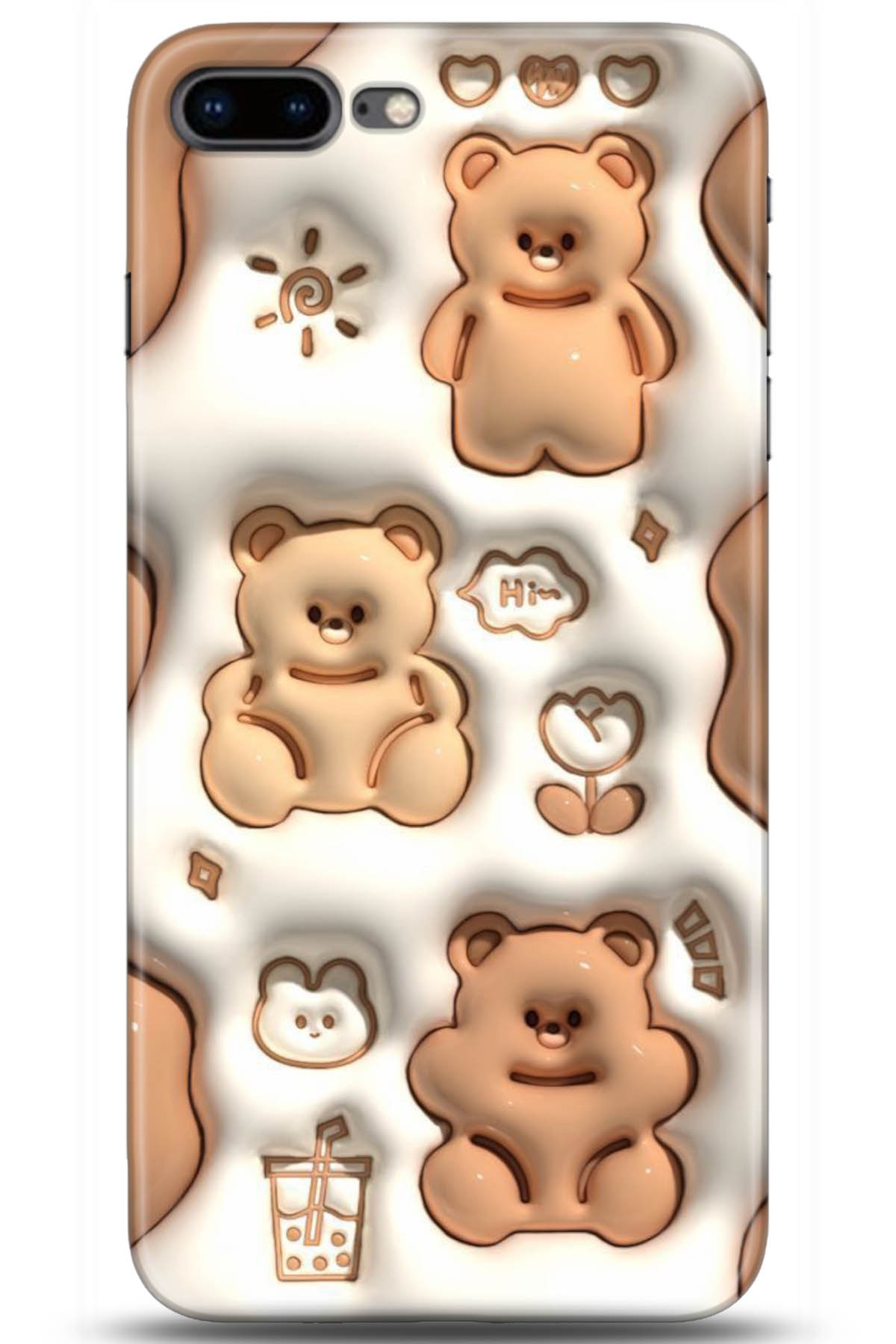 Apple iPhone 8 Plus Uyumlu Kılıf HD Baskılı Kılıf - Followed Institution 5047