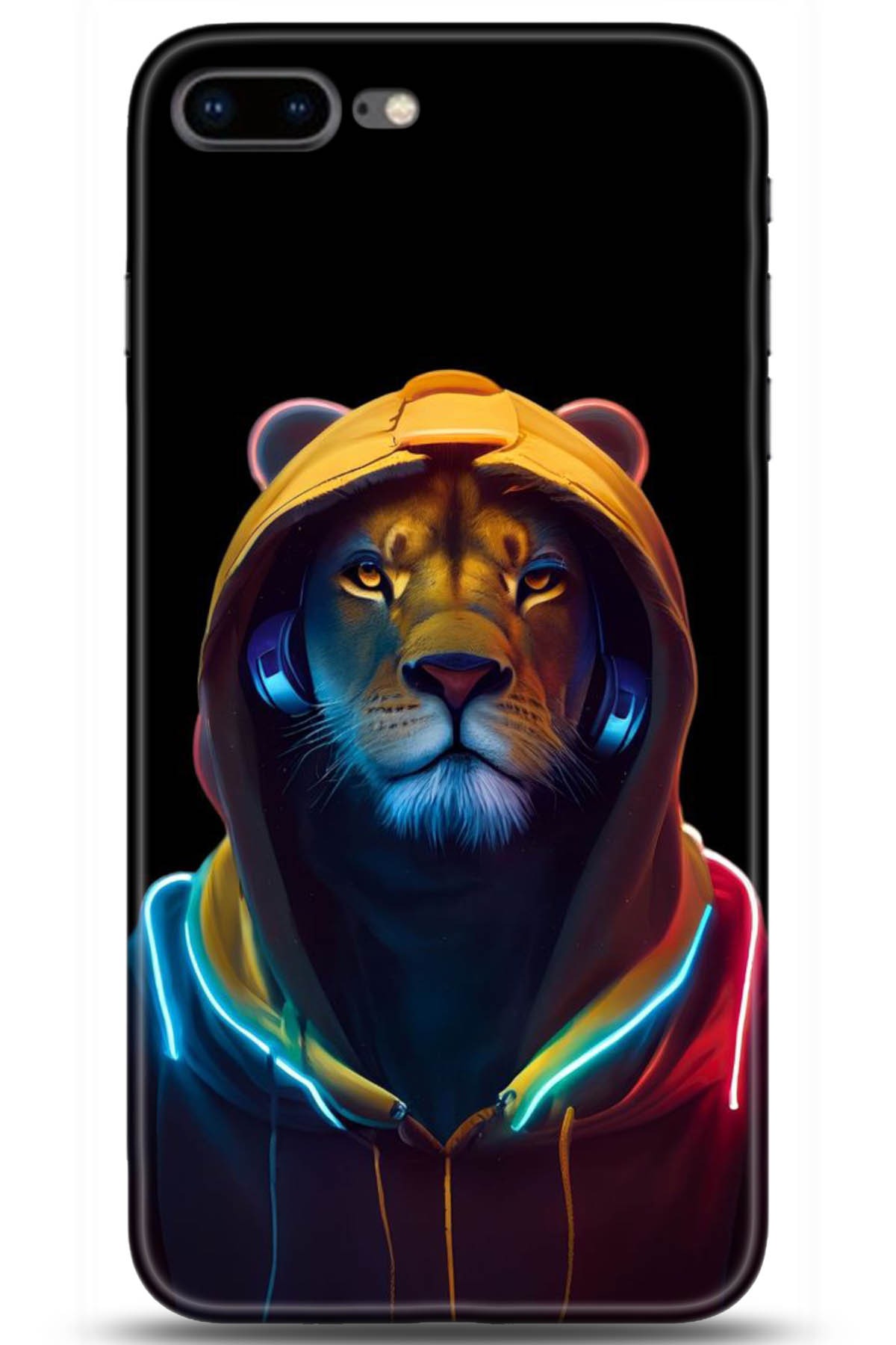 Apple iPhone 8 Plus Uyumlu Kılıf HD Baskılı Kılıf - Followed Institution 5057