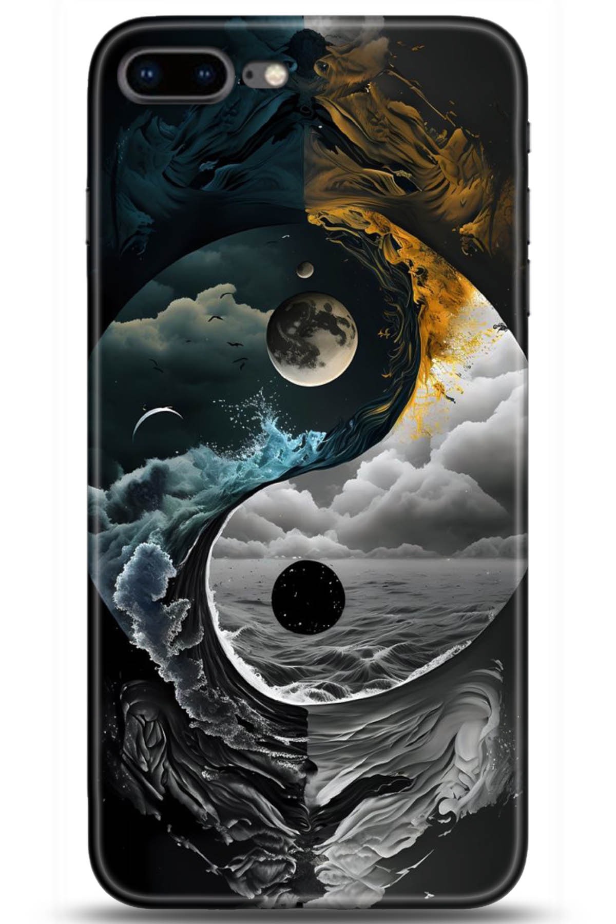 Apple iPhone 8 Plus Uyumlu Kılıf HD Baskılı Kılıf - Followed Institution 5177